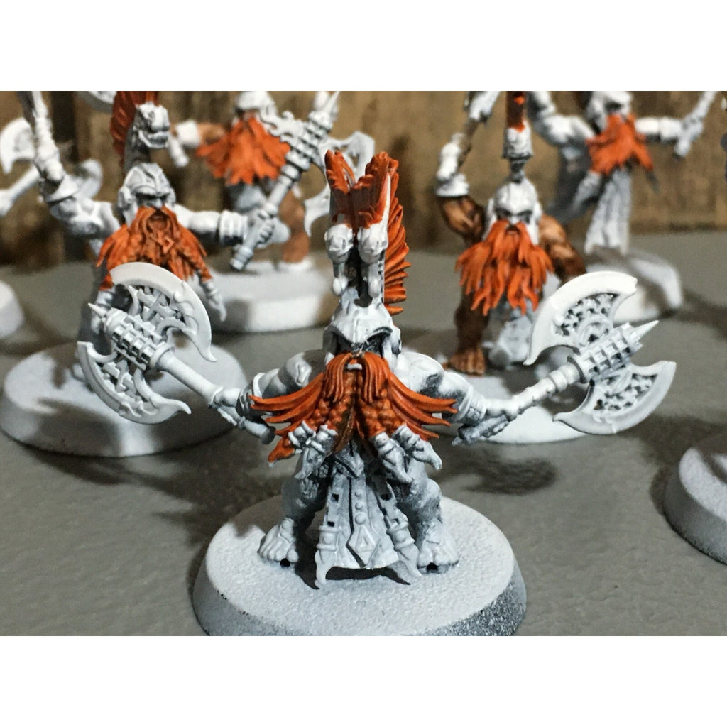 A20181 WARHAMMER FANTASY AOS FYRESLAYERS VULKITE BERZERKERS 10 PK PRIMED