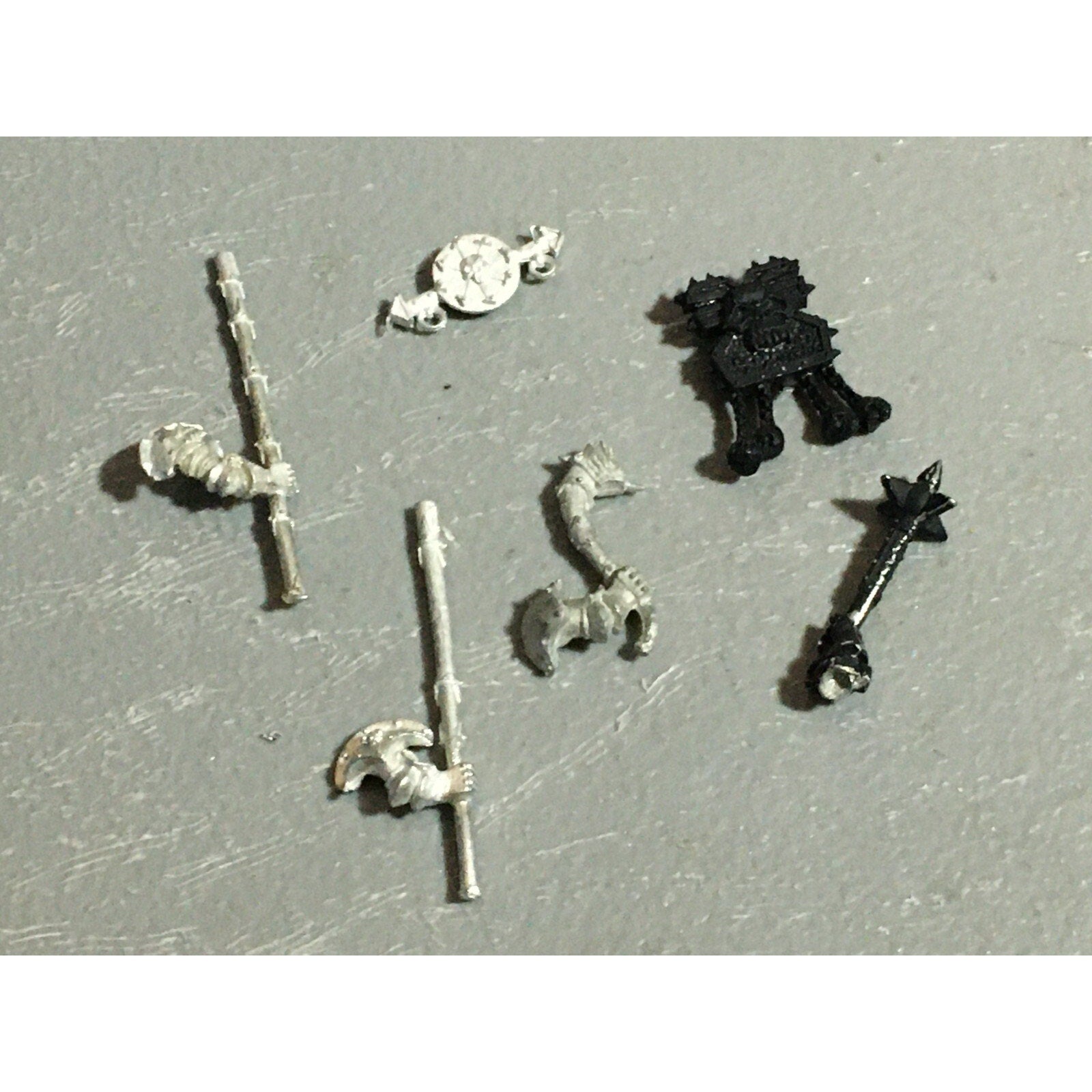 A22372 WARHAMMER FANTASY WARRIORS CHAOS MORTALS METAL BITS LOT REGIMENT COMMAND