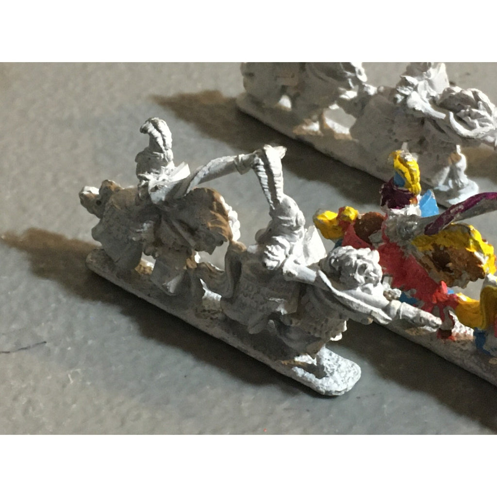 A16646 WARMASTER WARHAMMER FANTASY HIGH ELVES SILVER HELMS METAL 4 STANDS GW
