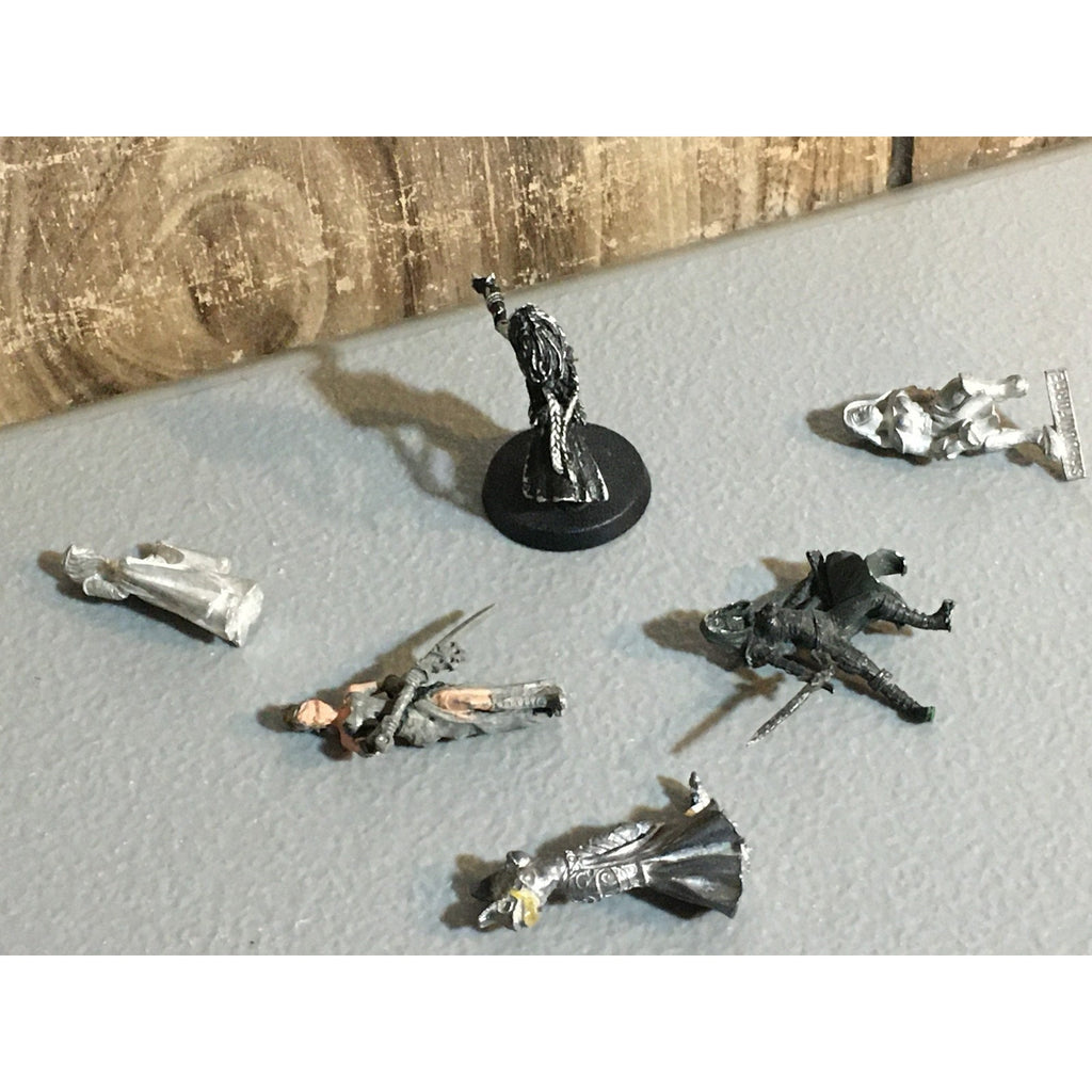A32527 UNKNOWN METAL MINIATURES FEMALE LOT SOME INCOMPLETE WARRIOR SOLDIER