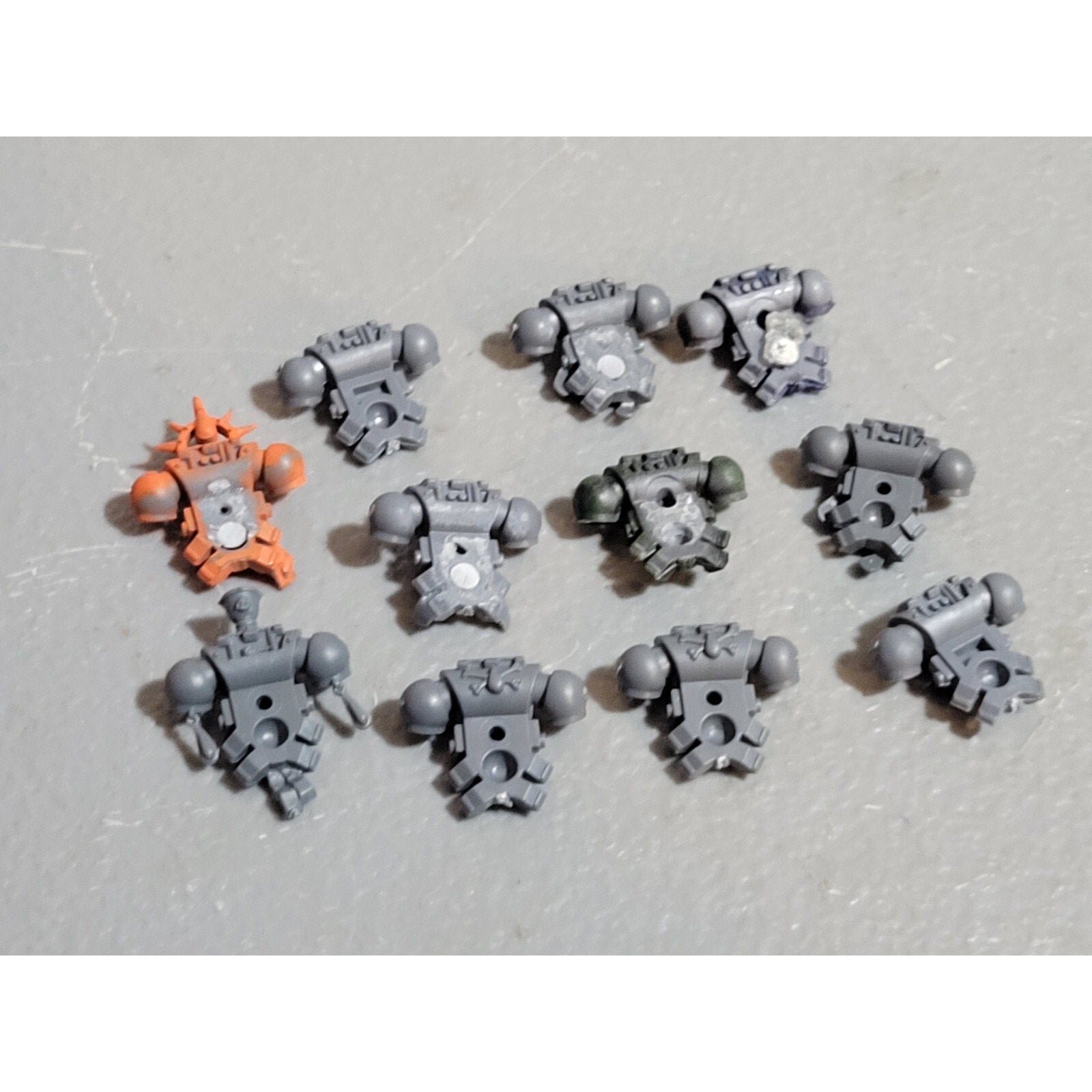 A19068 WARHAMMER 40K SPACE MARINES BLOOD ANGELS BACKPACK 11 PK BITS LOT