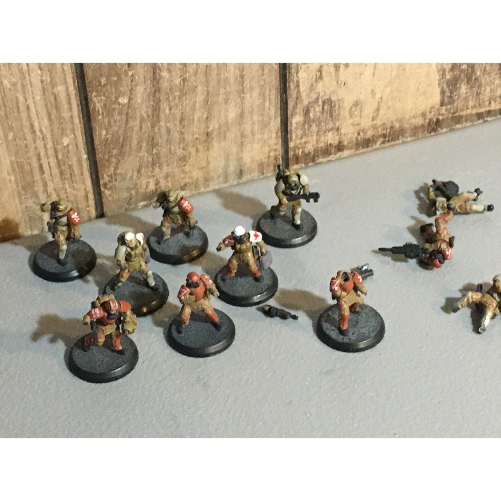 A32056 RACKHAM AT-43 RED BLOK MINIS NO CARD INCOMPLETE LOT 11 PK KOMMANDO SOLDAT