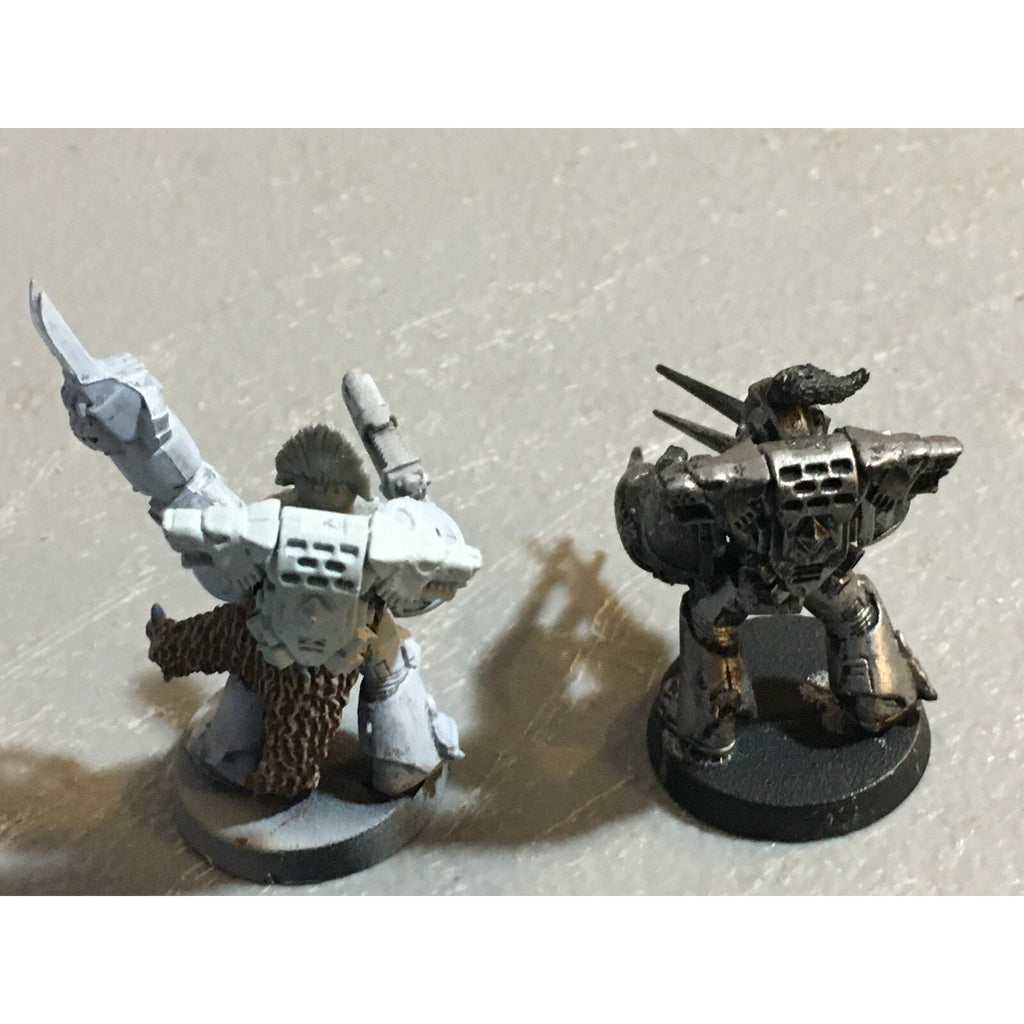 A23002 WARHAMMER 40K SPACE MARINES WOLVES CUSTOM LORD 2 PK GAMES WORKSHOP GW