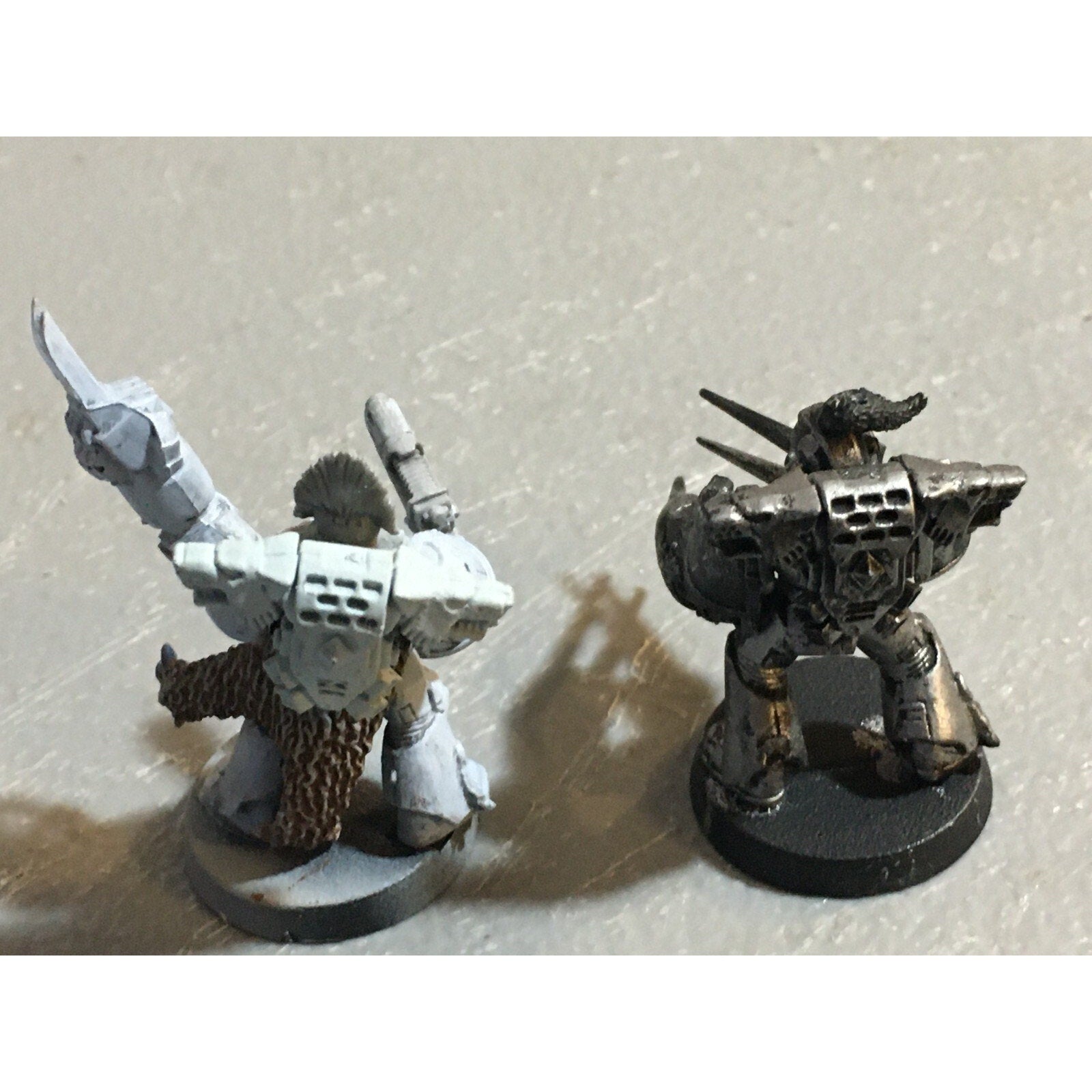 A23002 WARHAMMER 40K SPACE MARINES WOLVES CUSTOM LORD 2 PK GAMES WORKSHOP GW