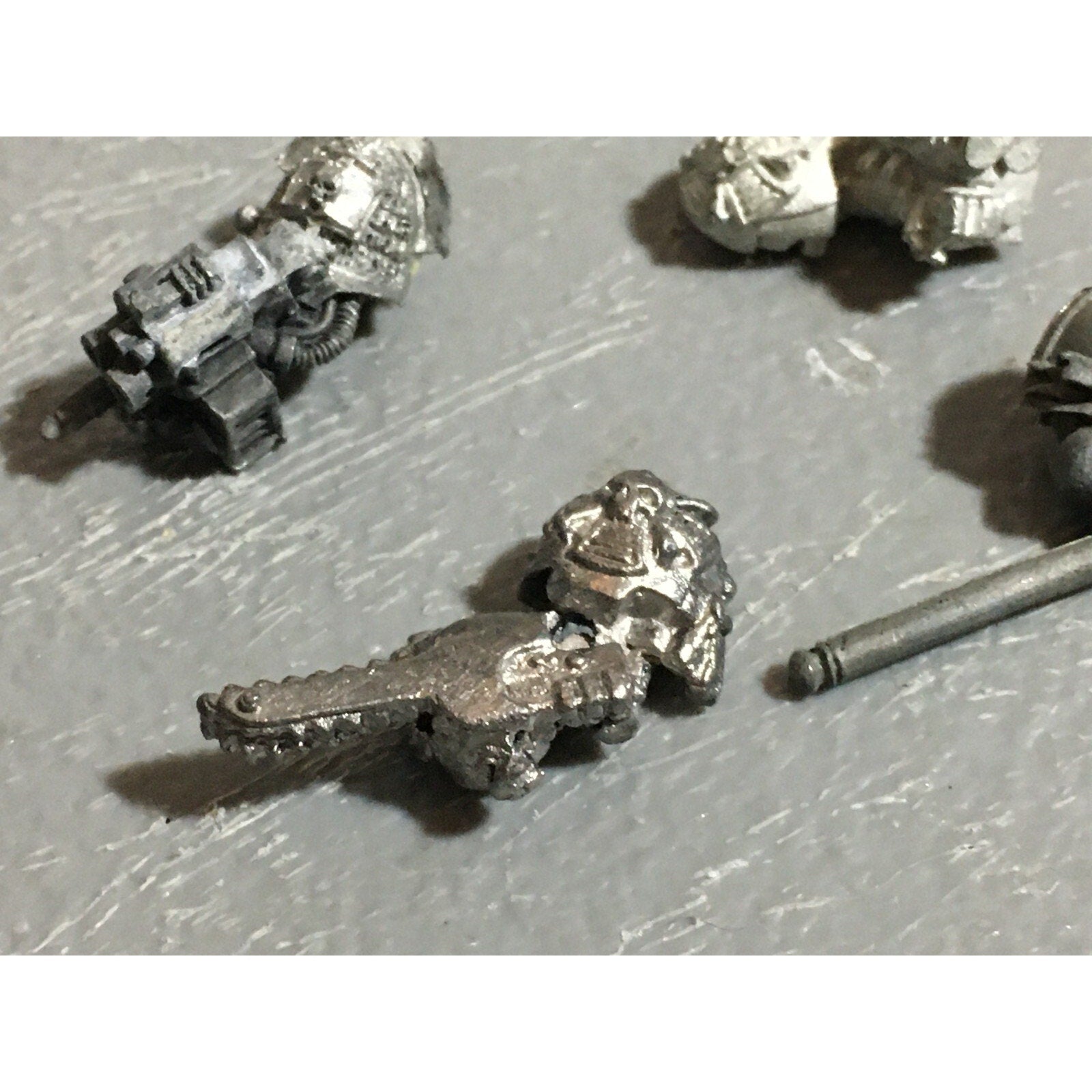 A22389 WARHAMMER 40K GREY KNIGHTS METAL BITS LOT ARMS WRIST MOUNTED GW