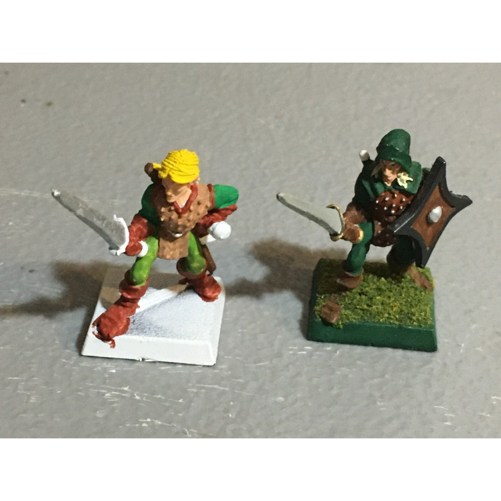 A18763 WARHAMMER FANTASY MARAUDER METAL WOOD ELVES WARRIORS 2 PK GW
