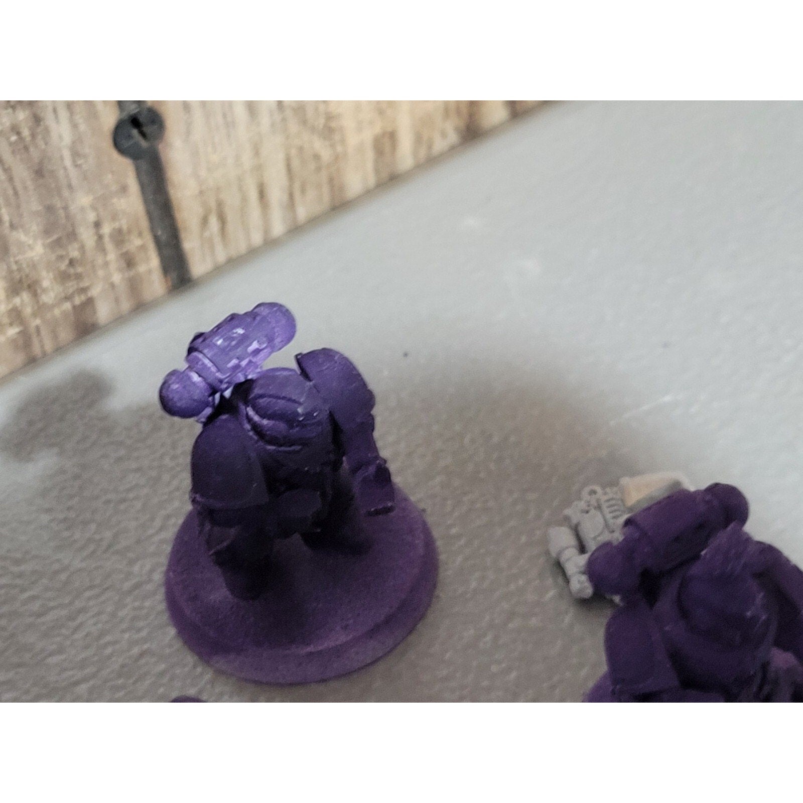 A18249 WARHAMMER 40K SPACE MARINES WOLVES 10 PK GREY HUNTERS MISS 2 BACKPACKS