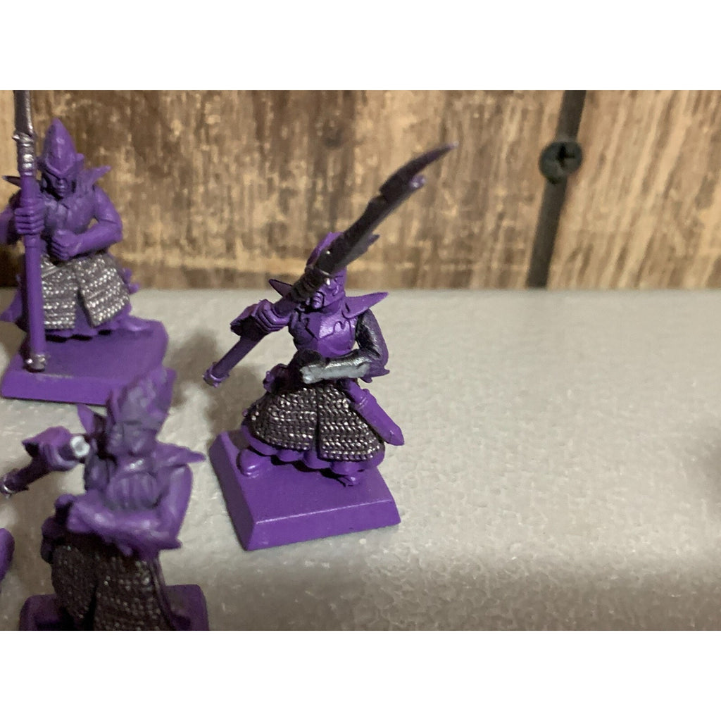 A16903 WARHAMMER AOS FANTASY DARK ELVES SPEARMEN 10 PACK MISS 2 SHIELDS GW