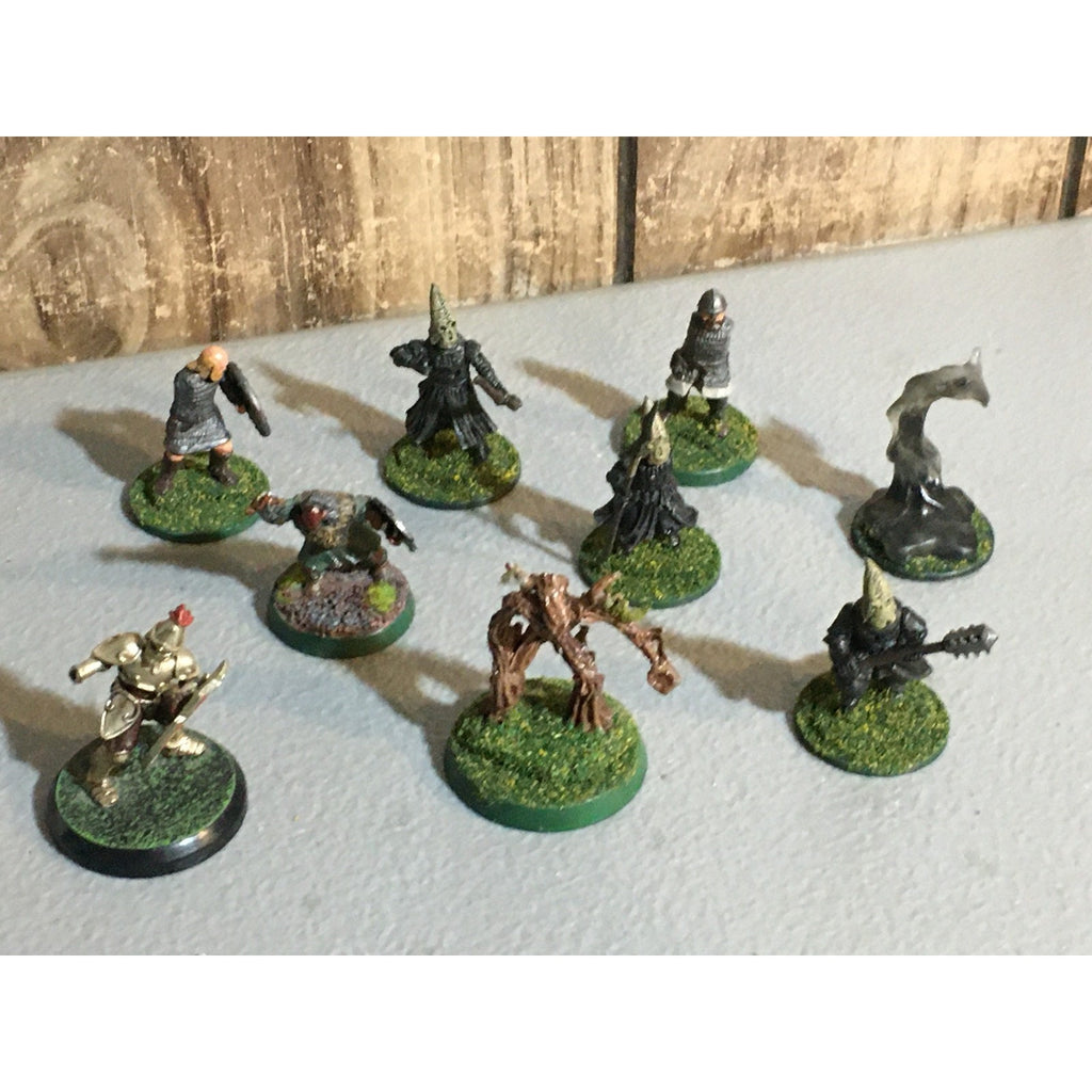 A32502 UNKNOWN PLASTIC MINIATURES HUMAN ORC DRYAD INCOMPLETE