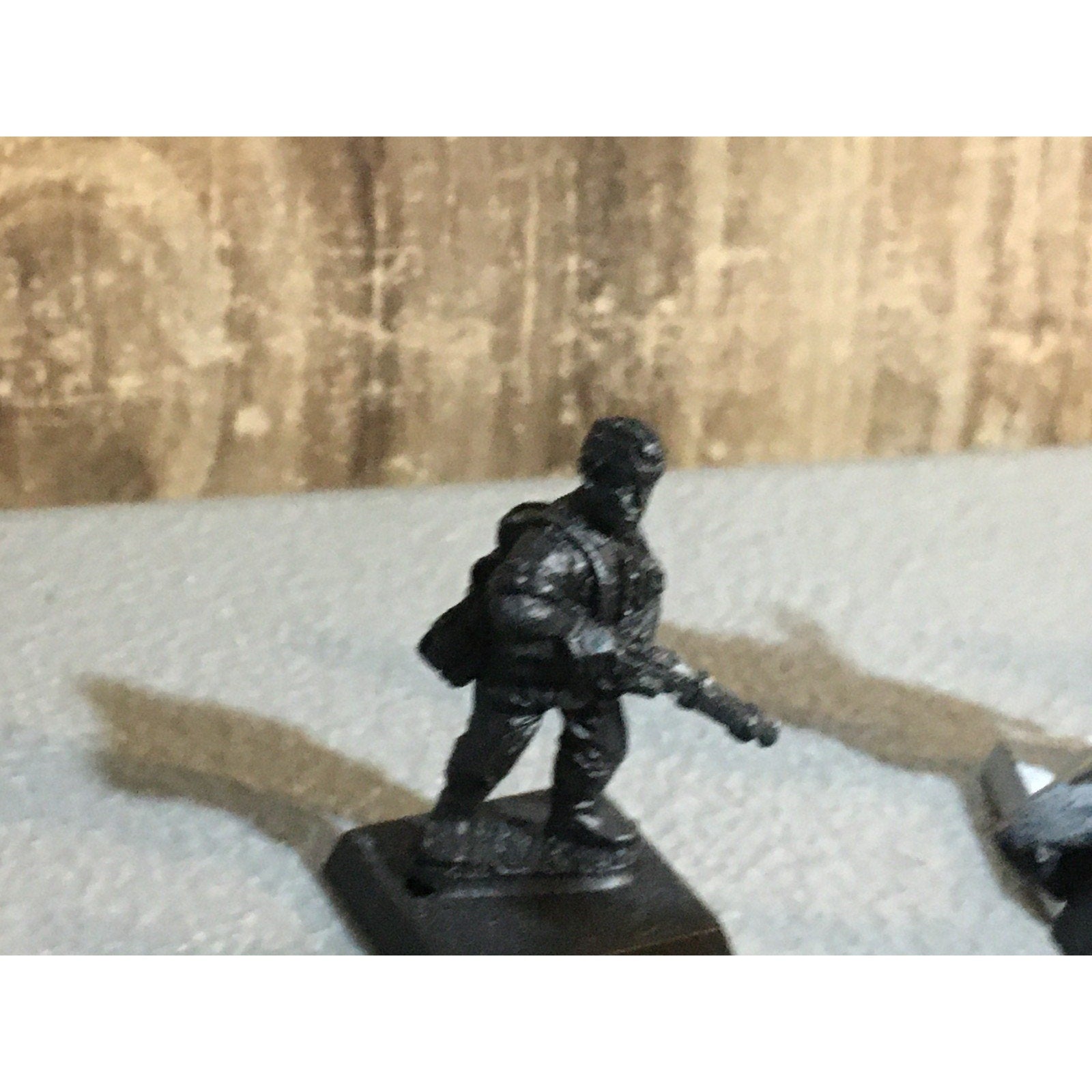 A30869 UNKNOWN METAL MINIATURES SOLDIERS INFANTRY WWII? WWI? TABLE TOP WAR GAMES