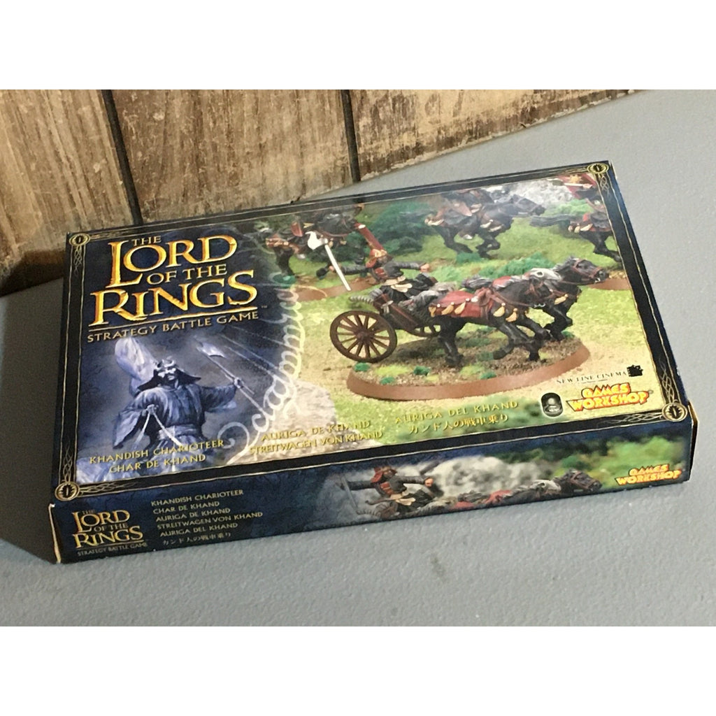 A31287 LOTR LORD OF THE RINGS GW GAMES WORKSHOP KHANDISH CHARIOTEER NIB