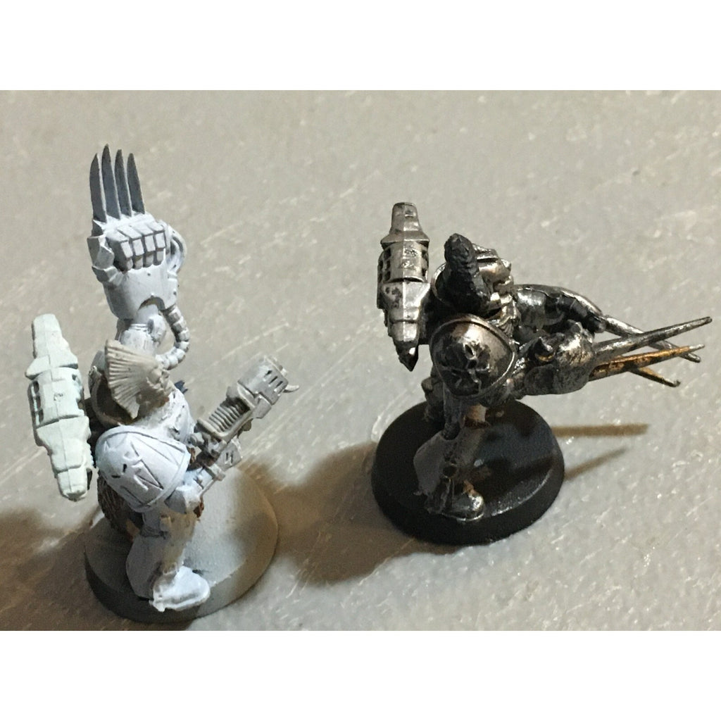A23002 WARHAMMER 40K SPACE MARINES WOLVES CUSTOM LORD 2 PK GAMES WORKSHOP GW