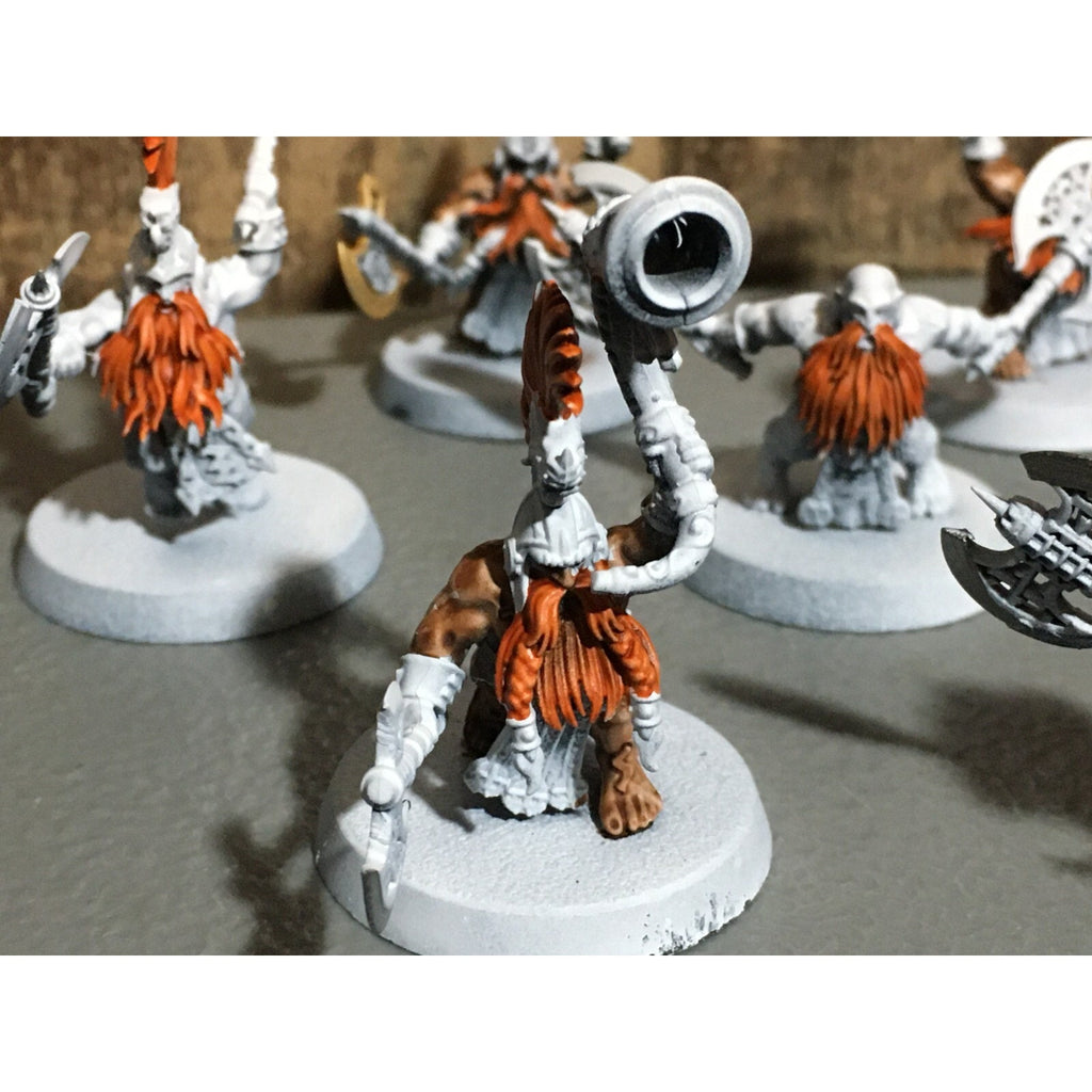 A20180 WARHAMMER FANTASY AOS FYRESLAYERS VULKITE BERZERKERS 10 PK PRIMED