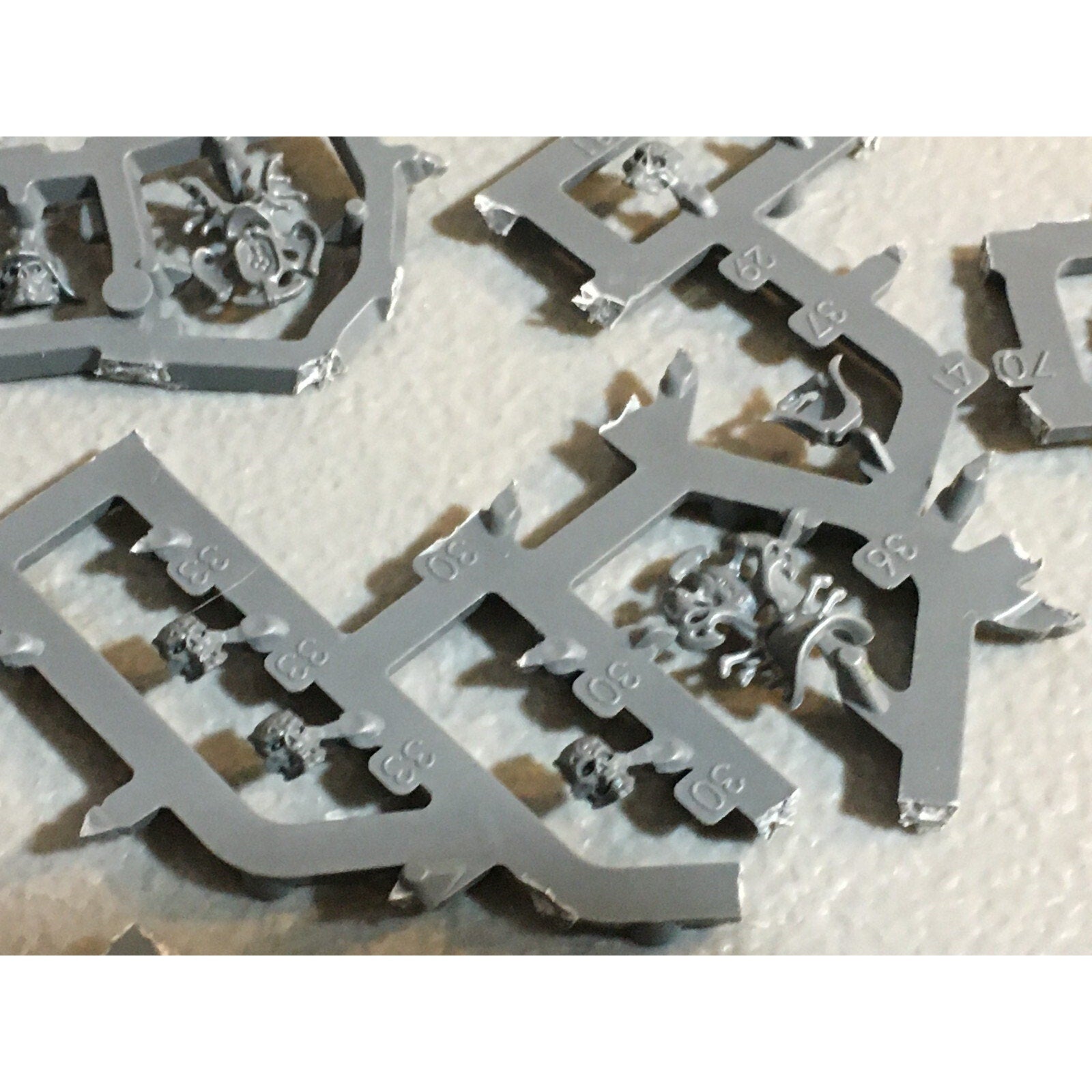 A23594 WARHAMMER AOS OSSIARCH BONEREAPERS BITS ON SPRUE LOT MORTEK GUARD GW