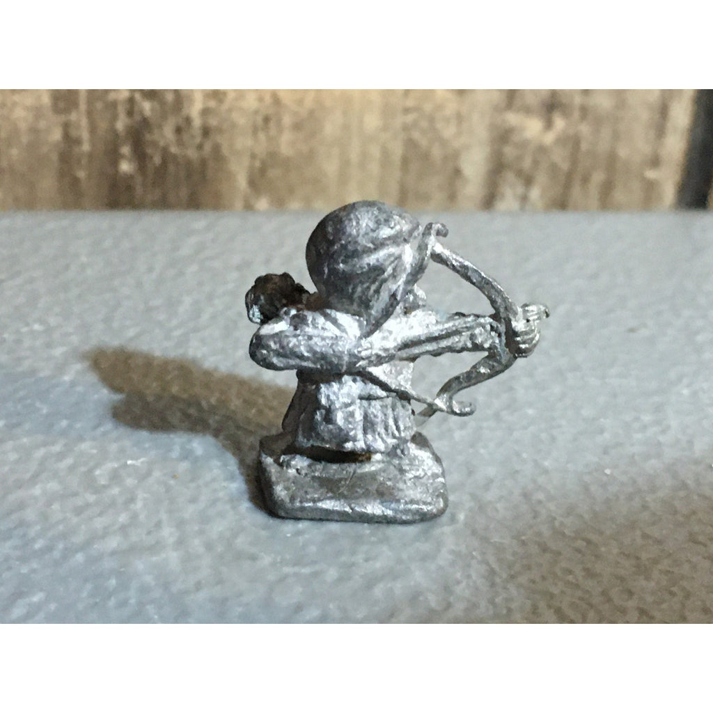 A32079 CUSTOM CAST MINIATURES FANTASY 1978 DWARF ARCHER METAL TABLE TOP