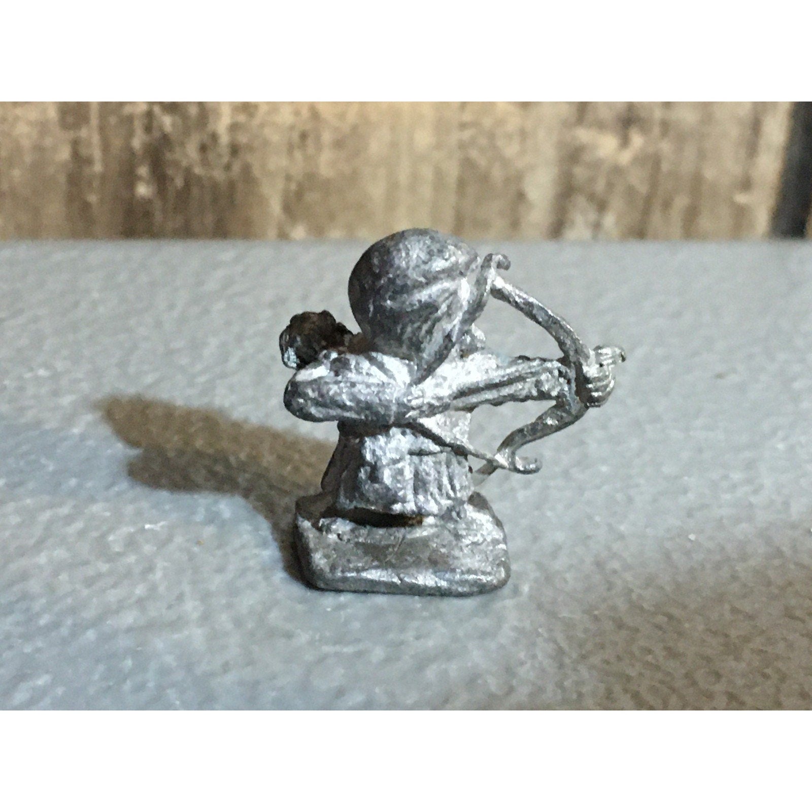 A32079 CUSTOM CAST MINIATURES FANTASY 1978 DWARF ARCHER METAL TABLE TOP