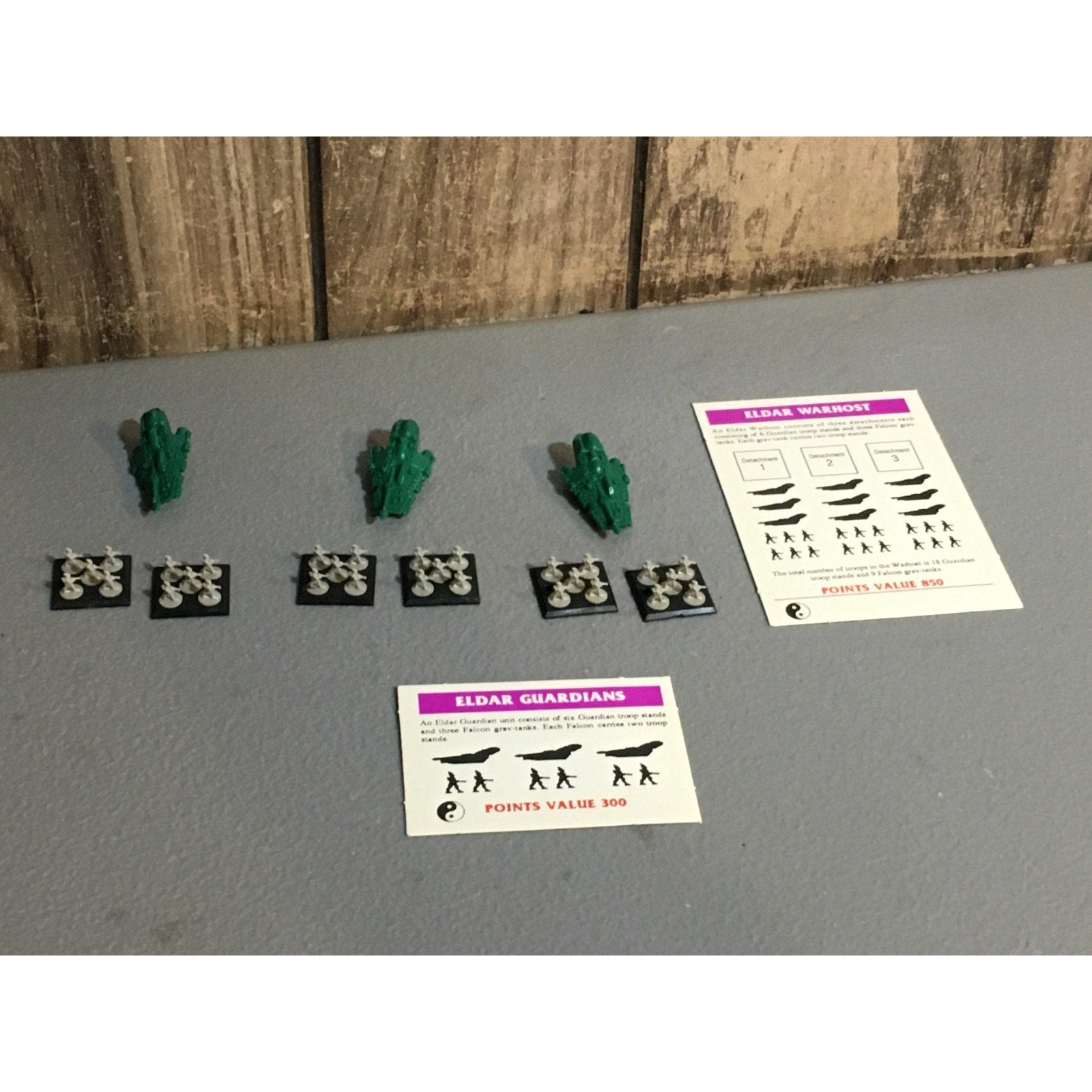 A29819 WARHAMMER 40K EPIC ELDAR CRAFTWORLDS GUARDIANS UNIT 1 DETACHMENT WARHOST