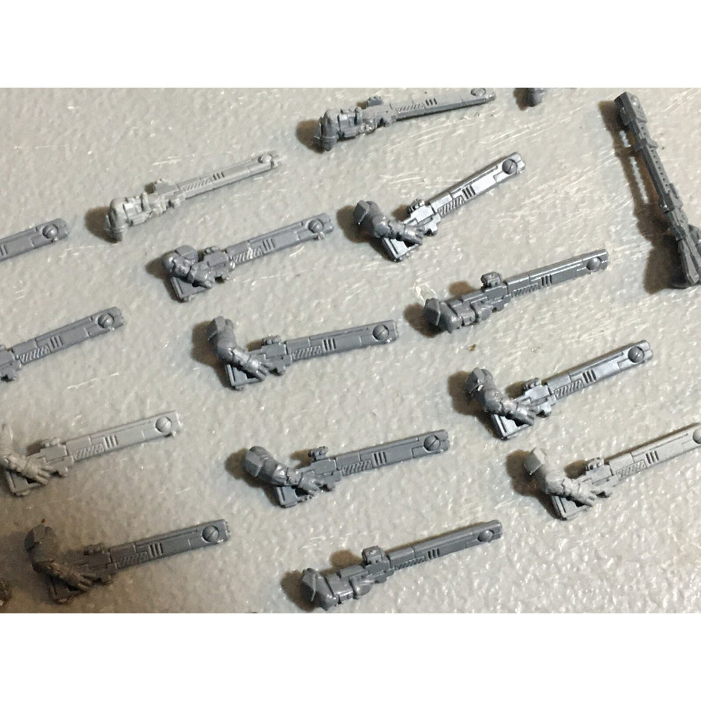 A23028 WARHAMMER 40K TAU EMPIRE BITS LOT FIRE WARRIORS GUNS GAMES WORKSHOP GW