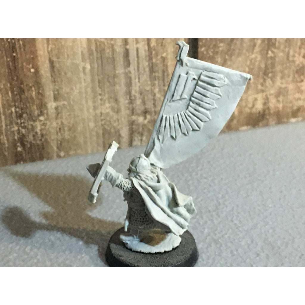 A30027 LOTR LORD OF THE RINGS GAMES WORKSHOP DWARF HERALD BANNER BEARER FINECAST