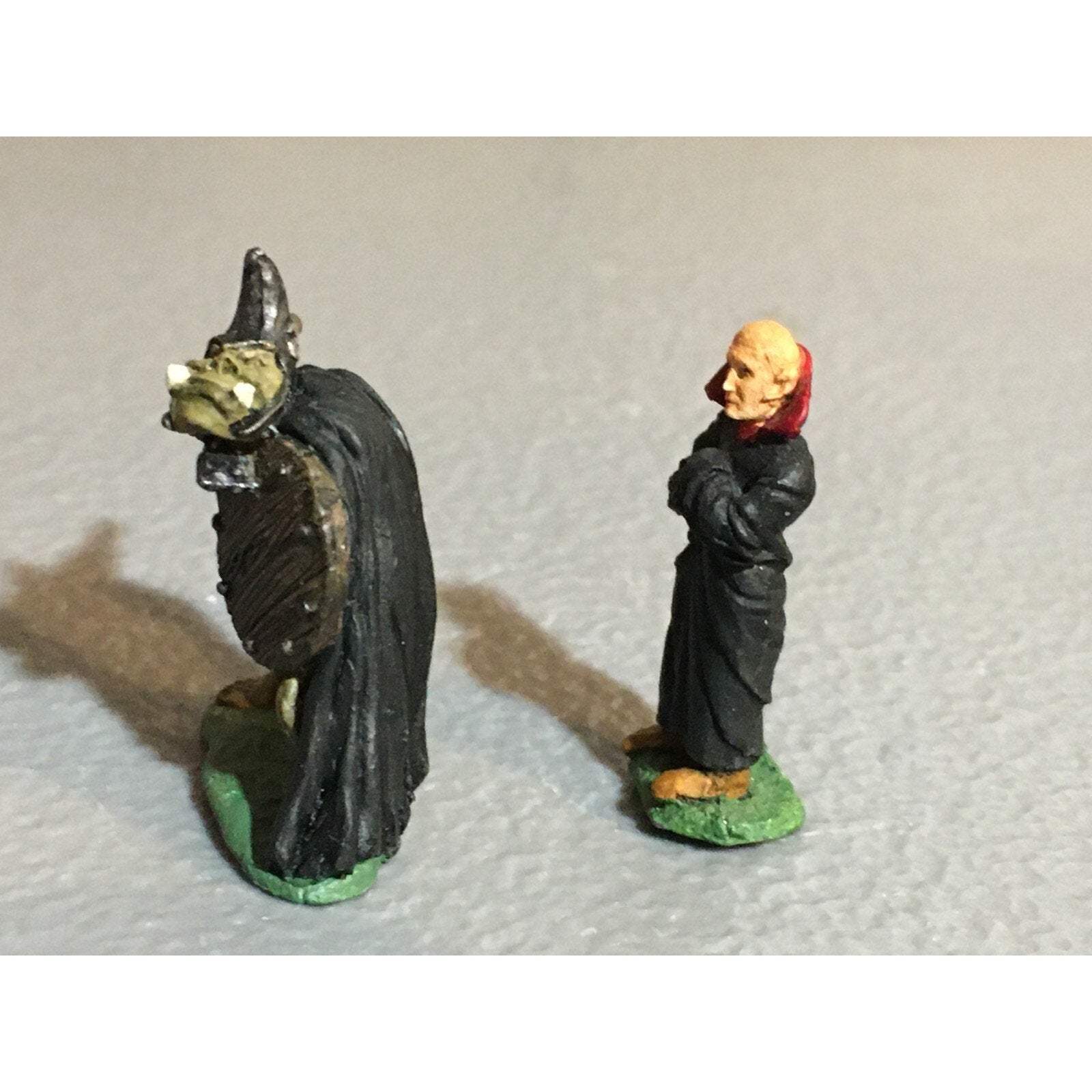 A9791 CITADEL PRE SLOTTA METAL RARE OOP ORC WARRIOR & DRACULA VAMPIRE PAINTED