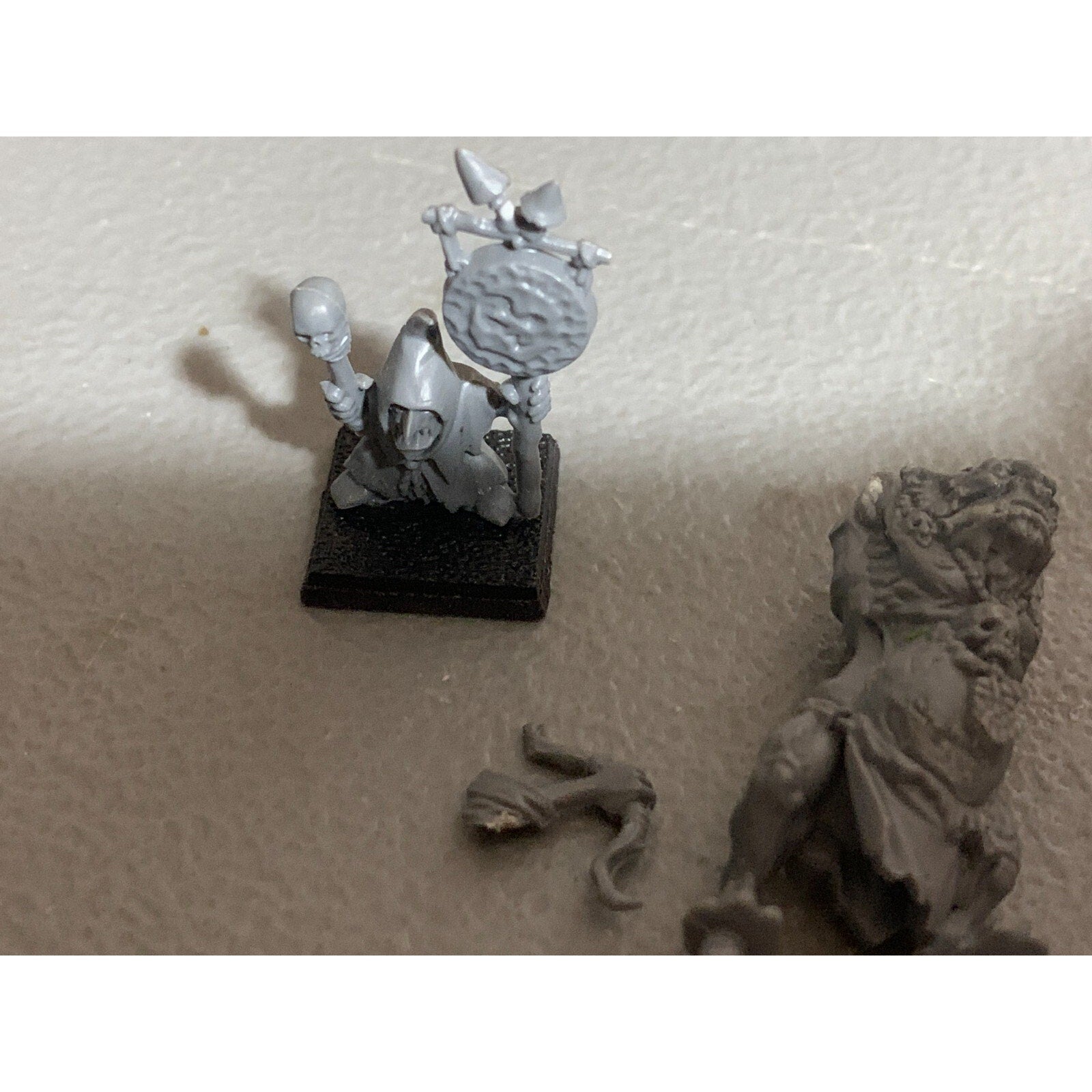 A23315 WARHAMMER FANTASY AOS ORCS GOBLINS SKULL PASS BITS LOT INCOMPLETE TROLL