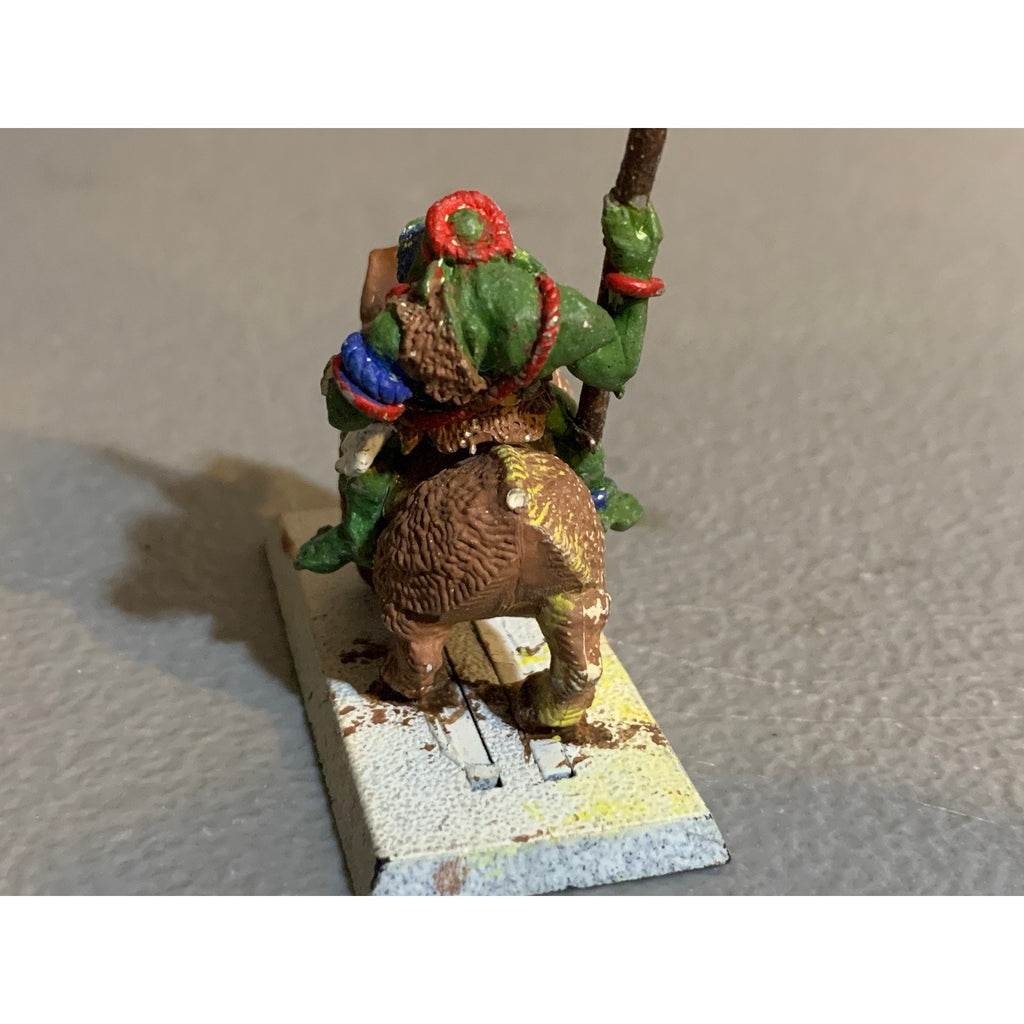 A31239 WARHAMMER FANTASY AOS METAL ORCS & GOBLINS SAVAGE BOAR RIDER INCOMPLETE