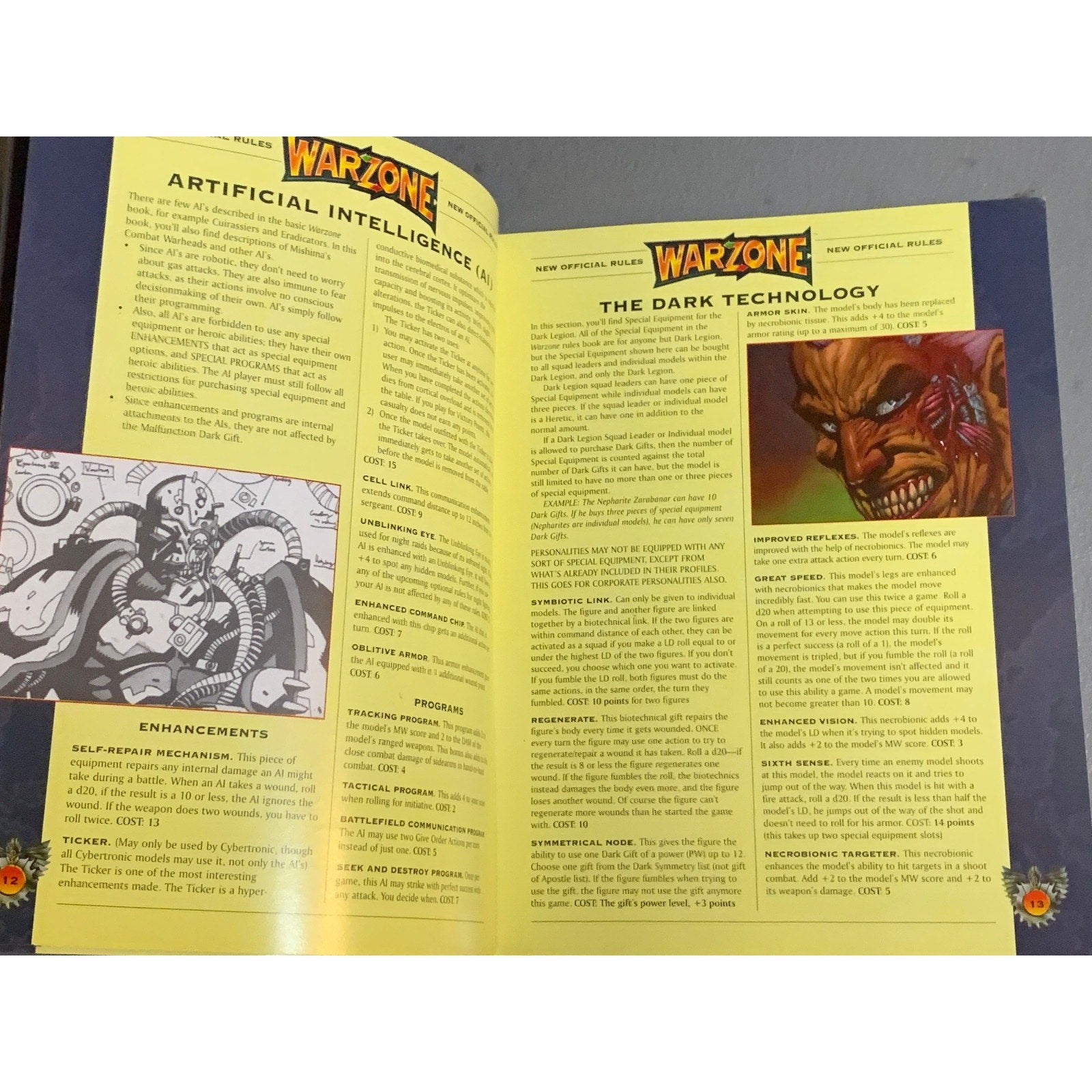 A31651 WARZONE MUTANT CHRON HHG ARMY BOOK PLAYED COMPENDIUM VOL. 1 DAWN OF WAR