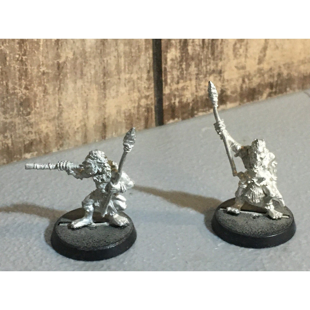 A30351 LOTR LORD OF THE RINGS GW GAMES WORKSHOP METAL 2 PK WILDMEN OF DRUADAN
