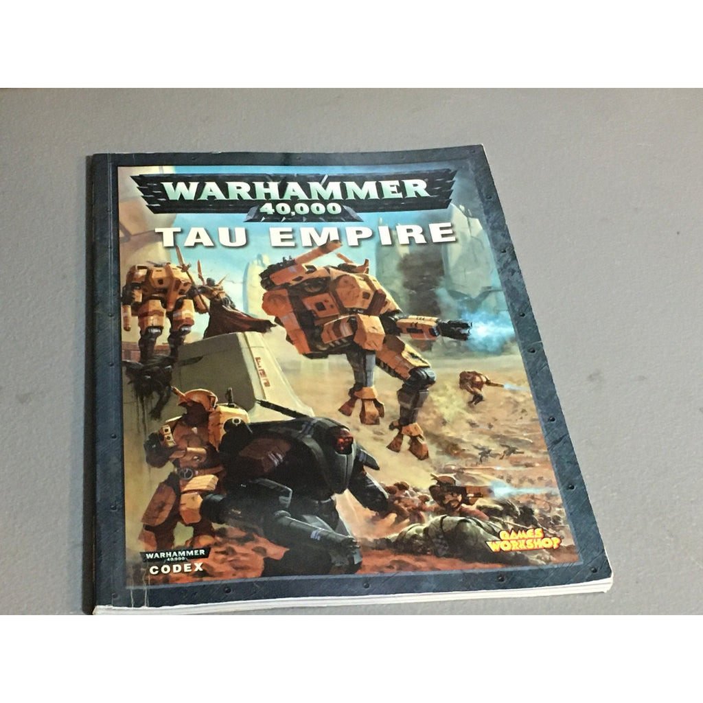BOOK GAMES WORKSHOP WARHAMMER 40K TAU EMPIRE 4TH ED SB USED
