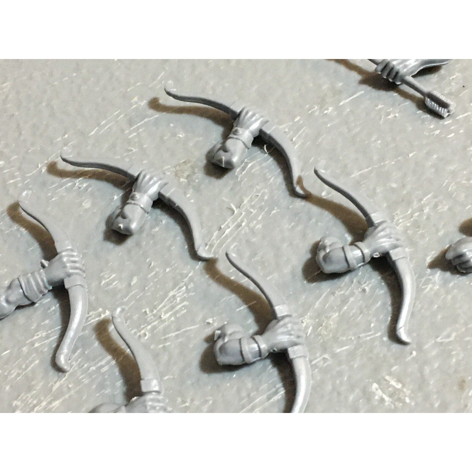A23393 WARHAMMER FANTASY ORCS & GOBLINS BITS LOT WOLF RIDERS ARMS GW