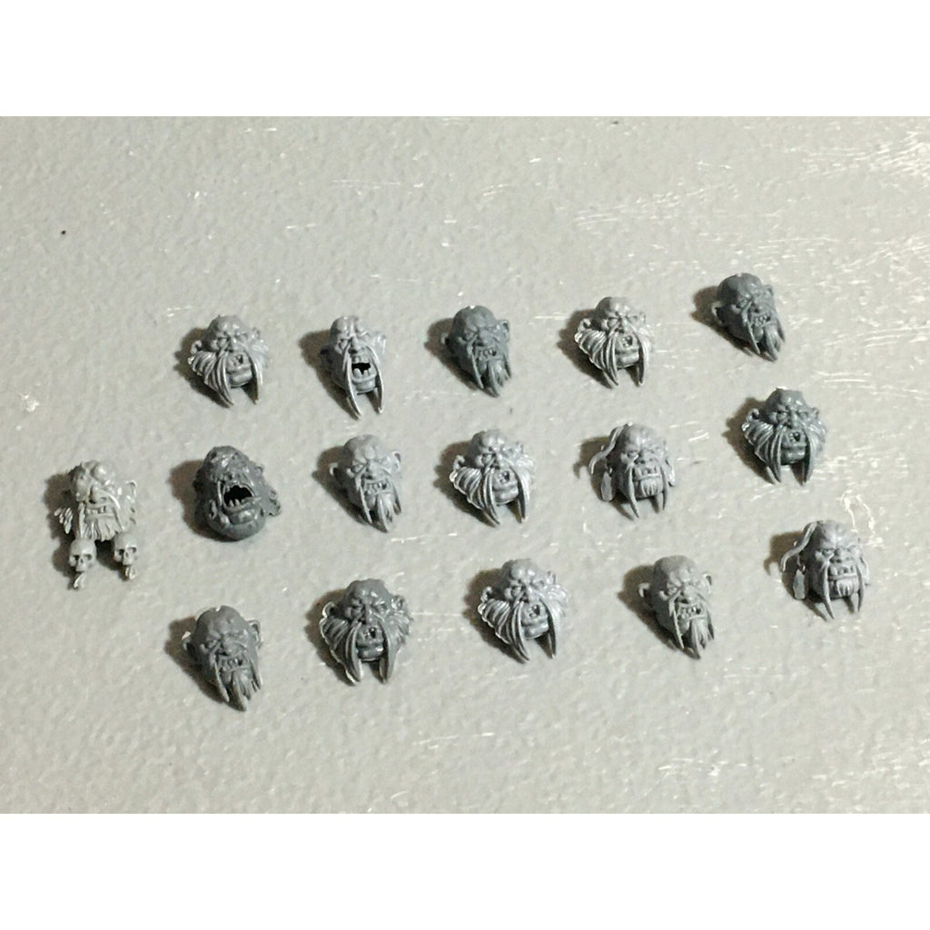 A22578 WARHAMMER FANTASY OGRE KINGDOMS BITS LOT HEADS GAMES WORKSHOP GW