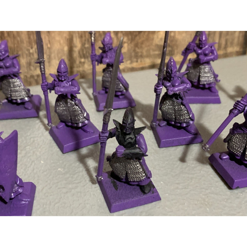 A16899 WARHAMMER AOS FANTASY DARK ELVES SPEARMEN 10 PACK GW GAMES WORKSHOP