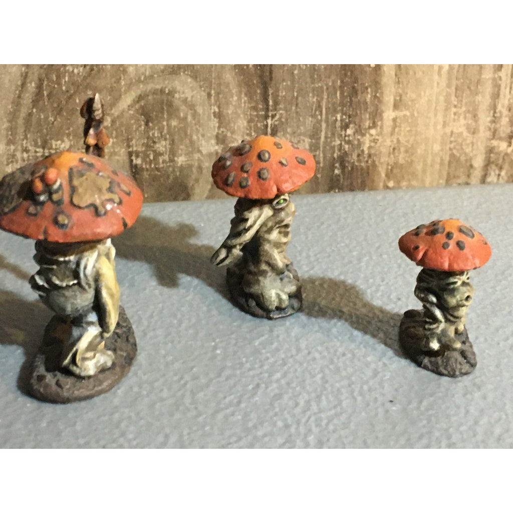 A30877 REAPER MINIATURES DARK HEAVEN MUSHROOM MEN & KING PAINTED MYCONIDS