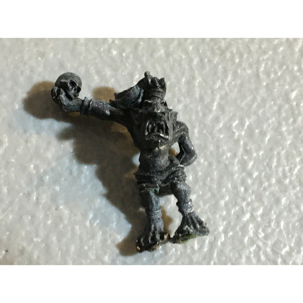 A32476 WARHAMMER FANTASY METAL ORCS GOBLINS SPEAR CHUKKA PAINT BASE