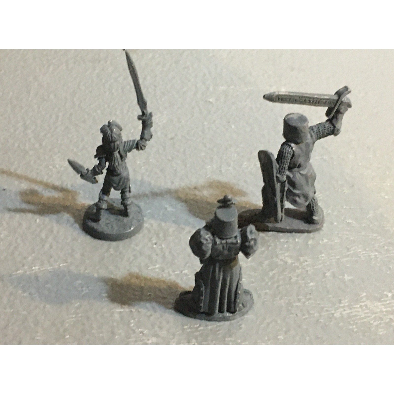 A32611 RAL PARTHA MINIATURES METAL 3 PK PALADIN KNIGHT FIGHTER D&D