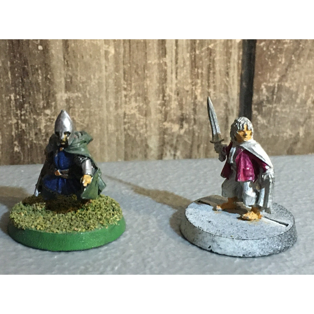 A30132 LOTR LORD OF THE RINGS GAMES WORKSHOP METAL MERRY & PIPPIN HOBBITS GW