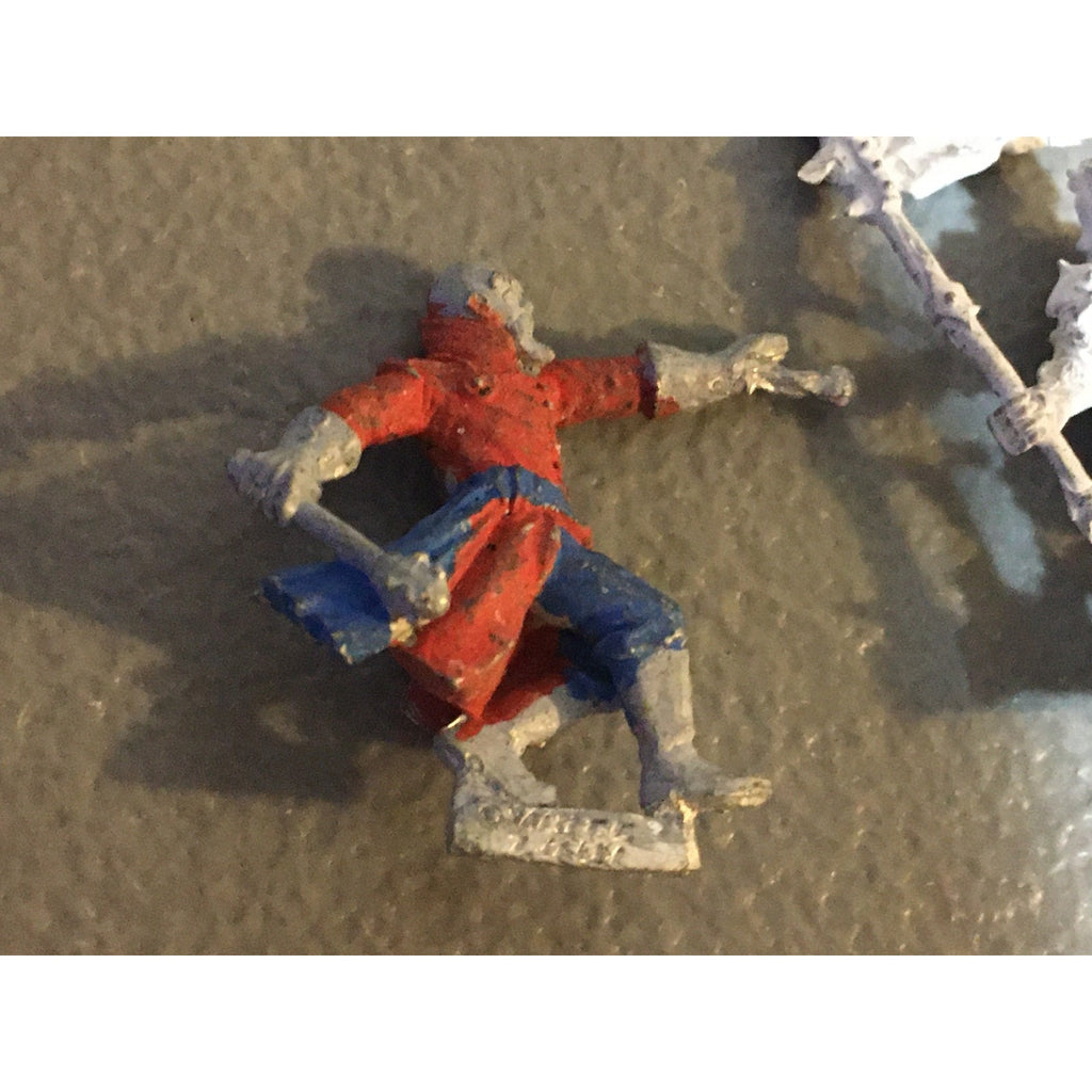 A34012 CHAINMAIL METAL MINIATURES WOTC HUMAN SORCERER THALOS & DEATH CLERIC