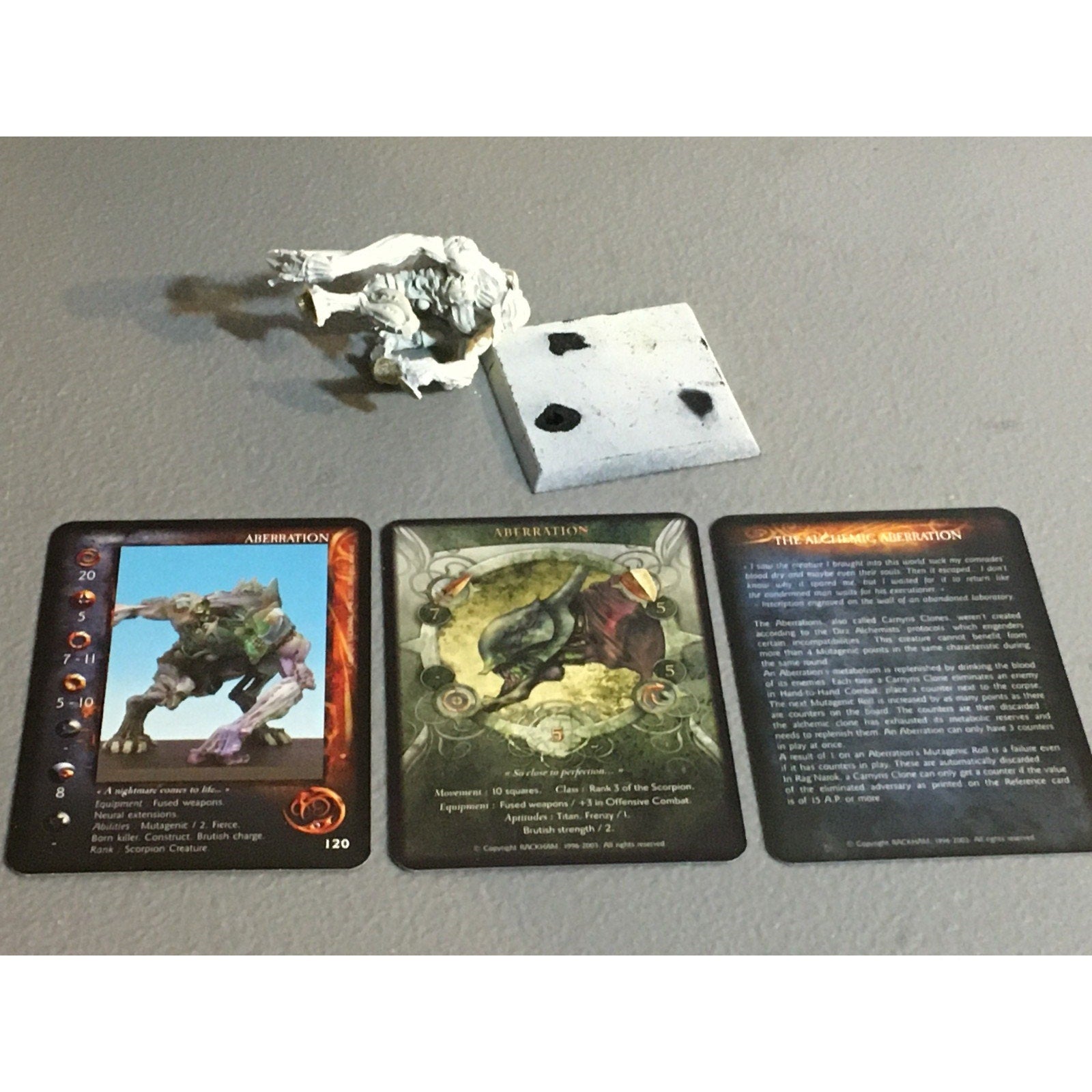 A32709 RACKHAM CONFRONTATION ABERRATION METAL TABLETOP