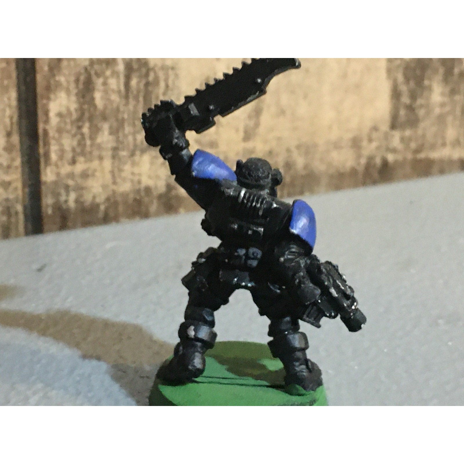 A33824 WARHAMMER 40K SPACE MARINES METAL SCOUT SERGEANT GW