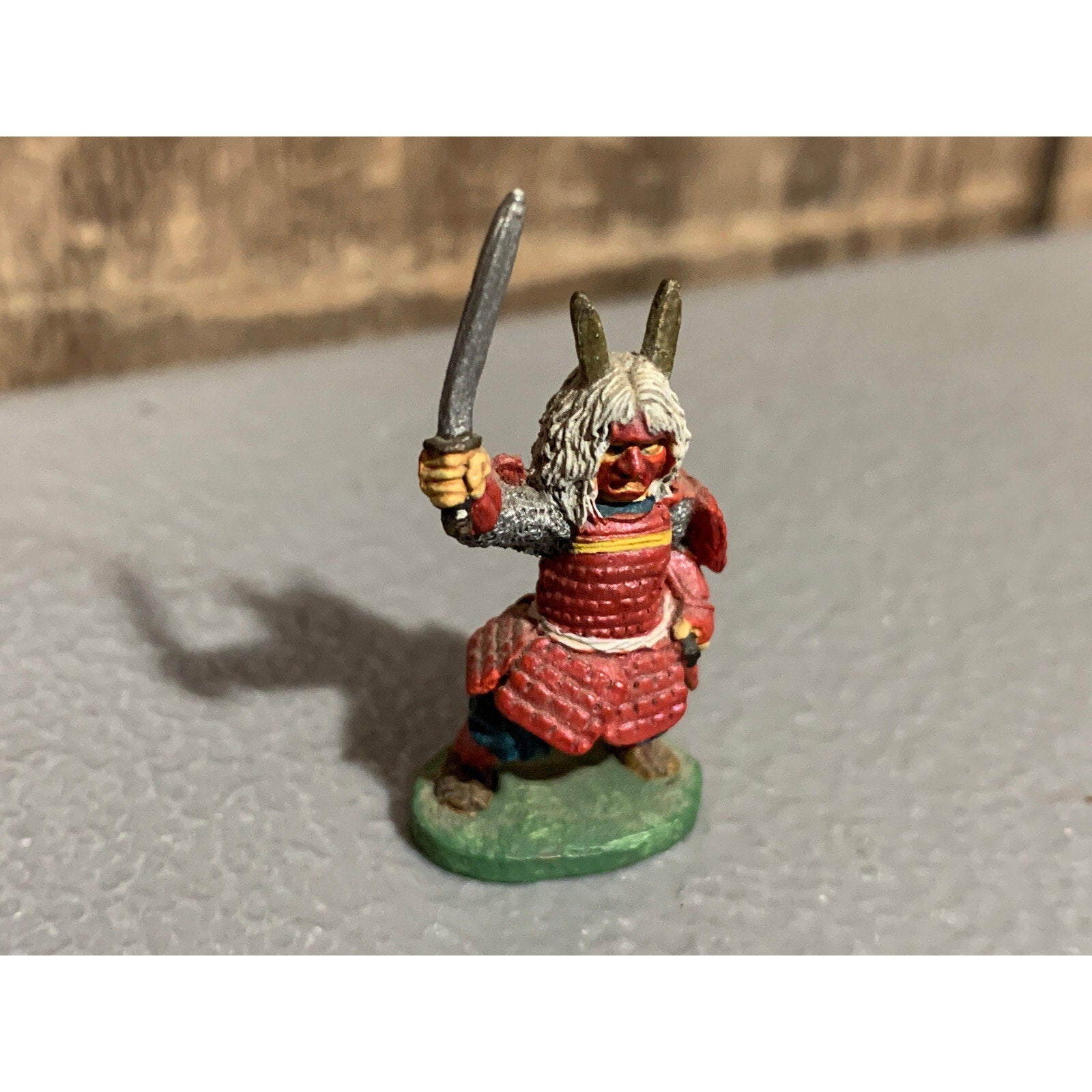 A10009 RAL PARTHA METAL OOP SAMURAI W SWORD RAISED PAINTED