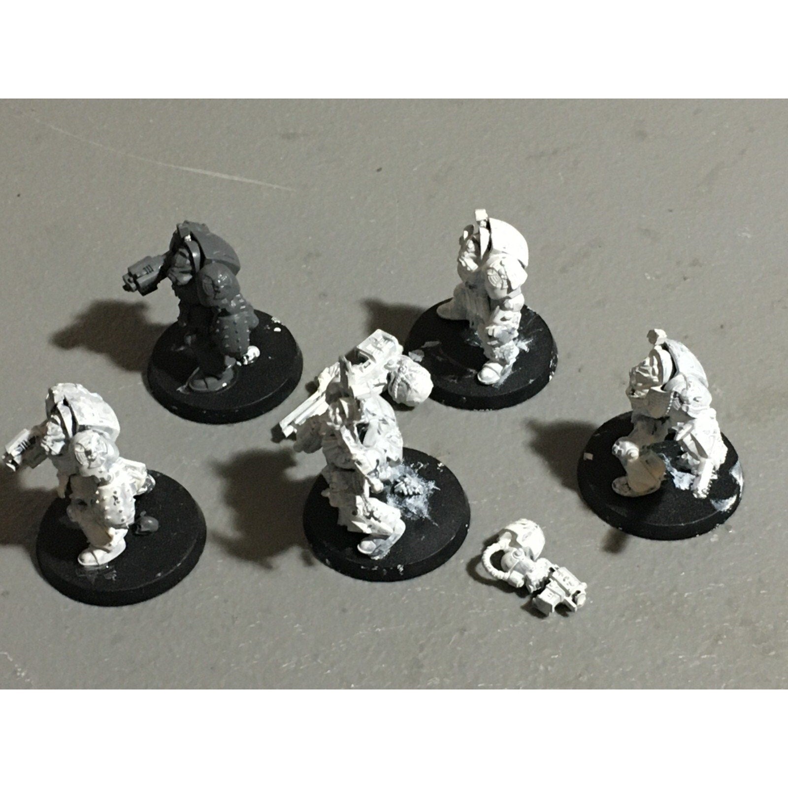 A22411 WARHAMMER 40K SPACE MARINES DARK ANGELS DEATHWING TERMINATORS BROKE SERGT