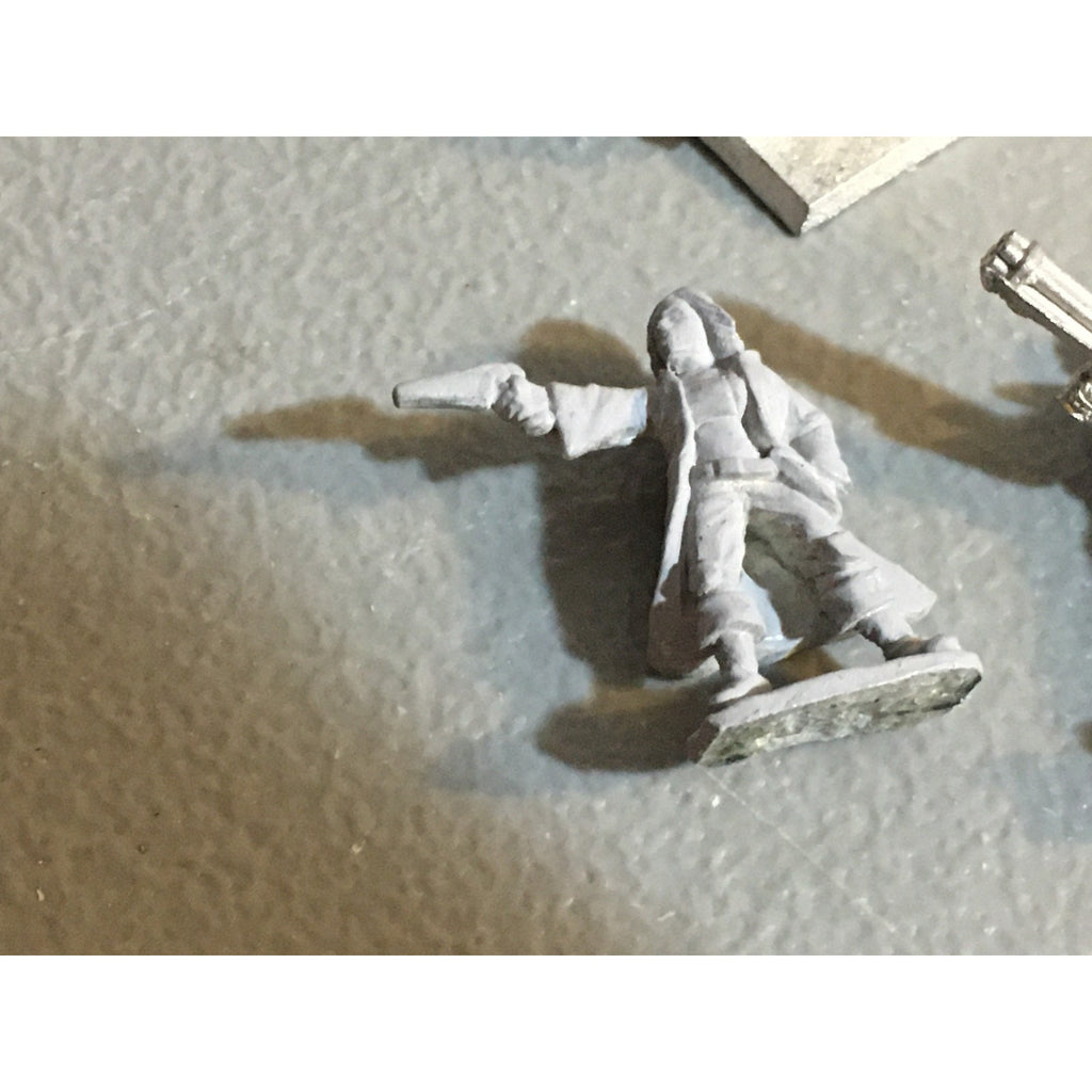 A34036 UNKNOWN METAL MINIATURES SCI-FI MODERN MIXED LOT SOLDIER CIVILIAN ROBOT