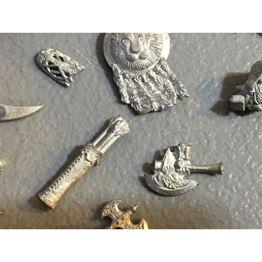 A32544 UNKNOWN MINIATURES ALL METAL BITS & INCOMPLETE LOT FANTASY