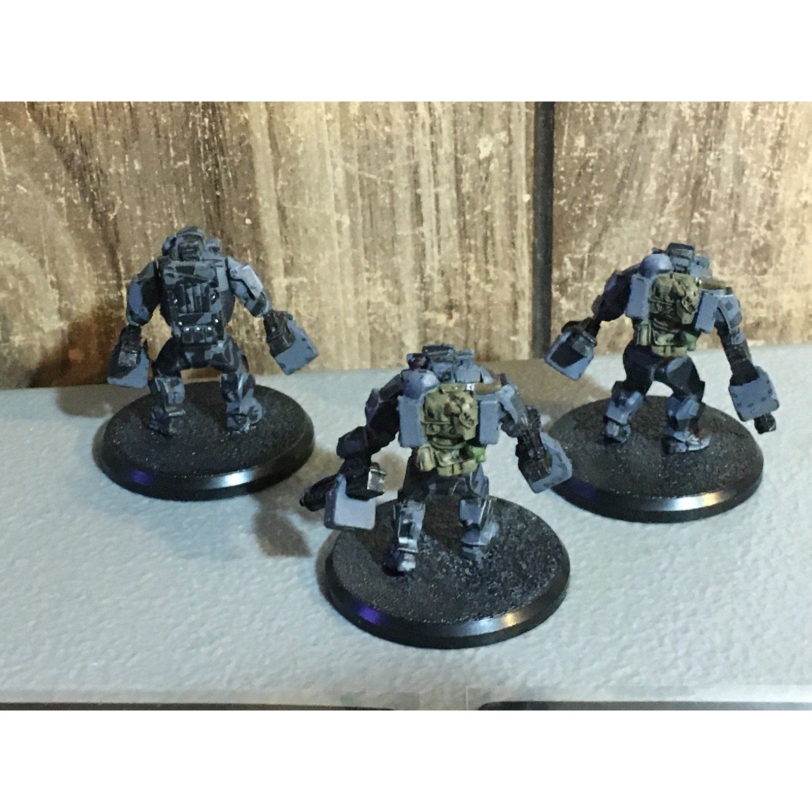 A33511 RACKHAM AT-43 UNA DEATH DEALER TACARM 3 PK MINIATURES W CARDS