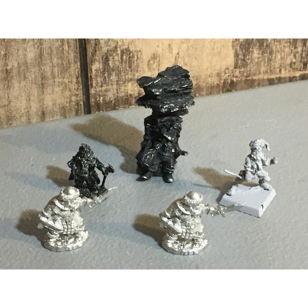 A34020 UNKNOWN METAL MINIATURES MIXED DWARVES DWARFS SOLDIER WARRIOR