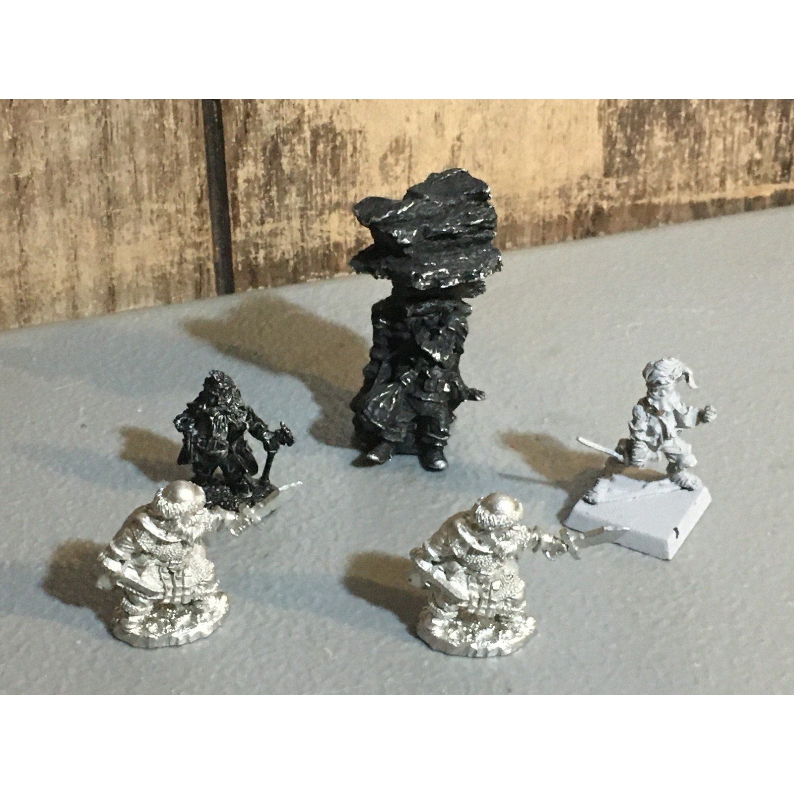 A34020 UNKNOWN METAL MINIATURES MIXED DWARVES DWARFS SOLDIER WARRIOR