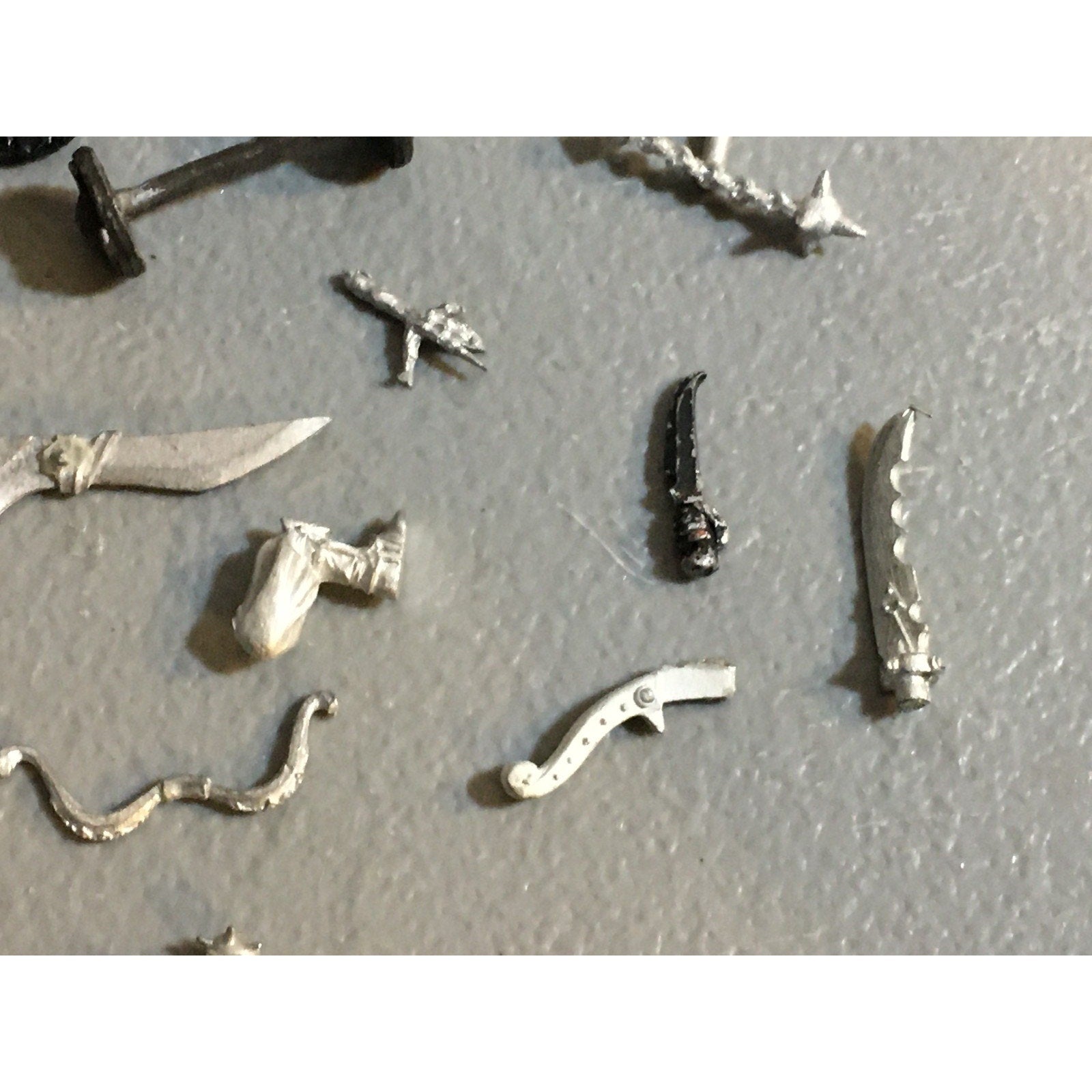 A32545 UNKNOWN MINIATURES ALL METAL BITS & INCOMPLETE LOT FANTASY