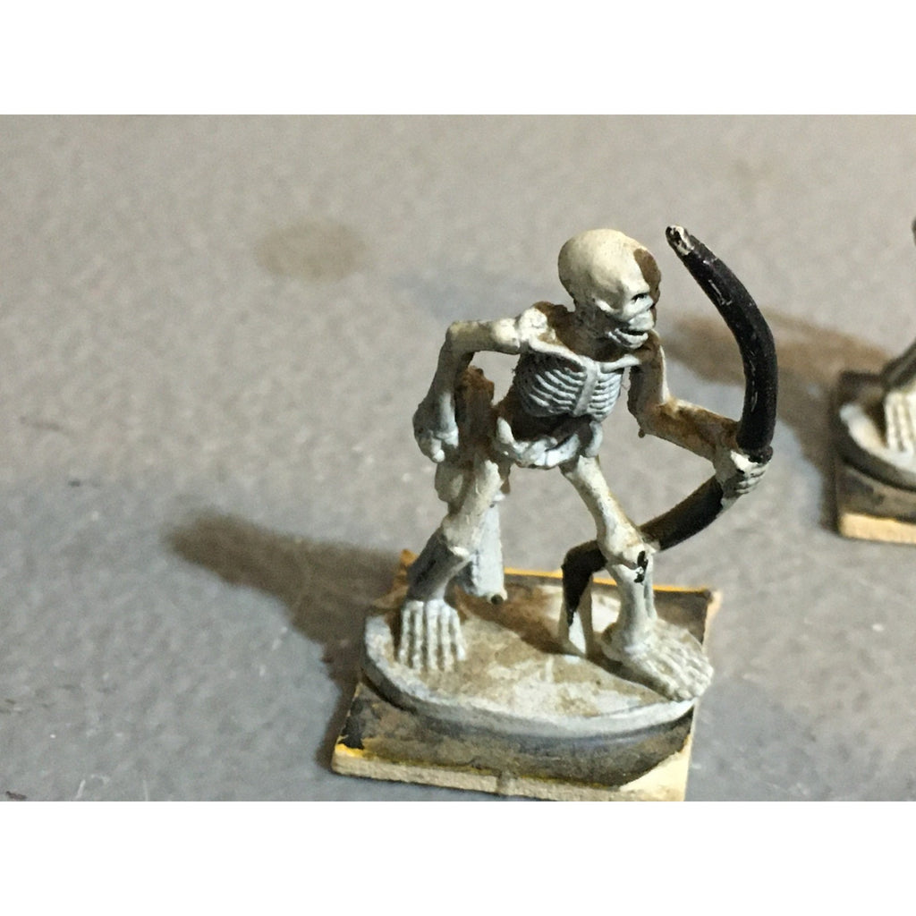 A32373 RAL PARTHA METAL MINIATURES SKELETON ARCHER 3 PK TABLETOP WAR GAMES