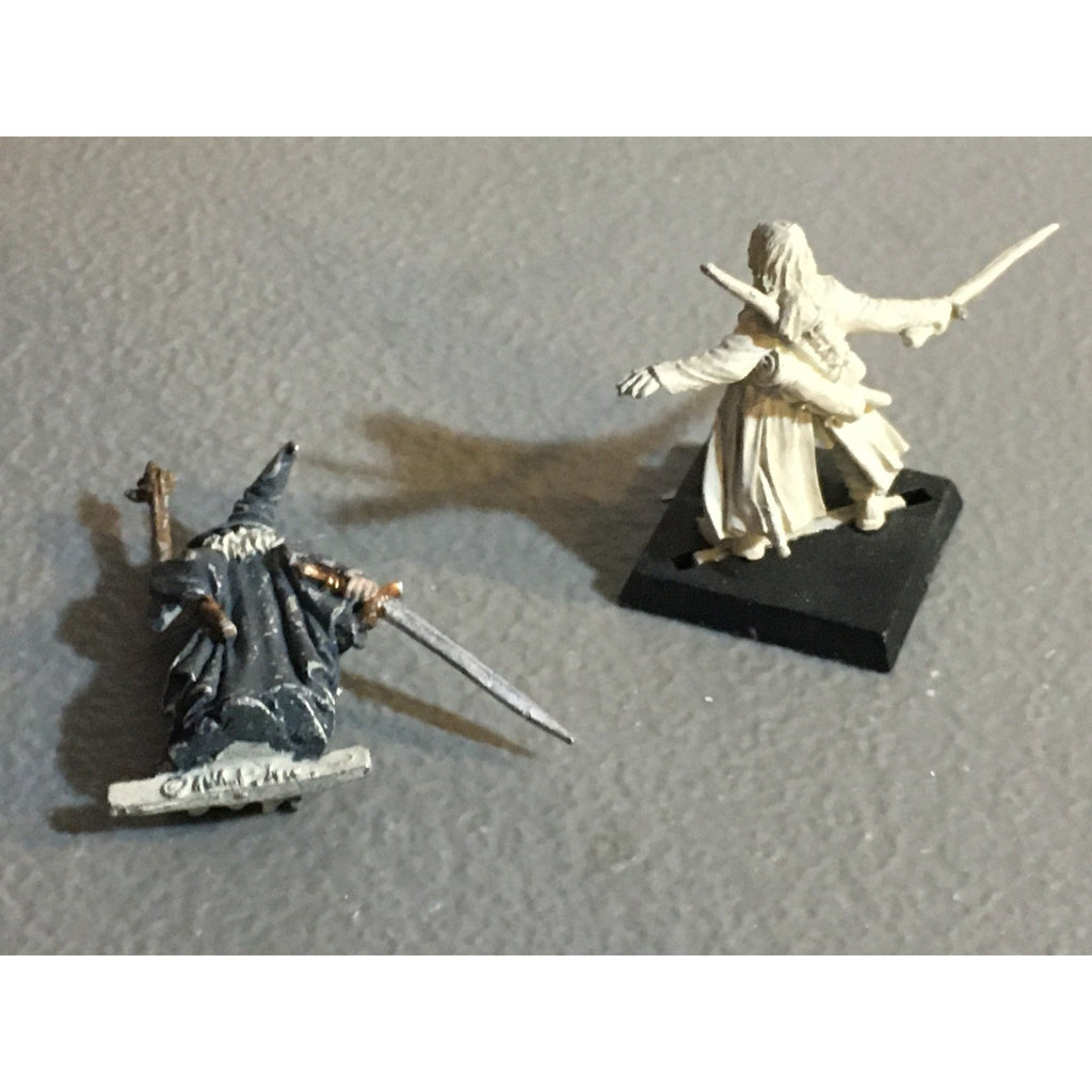 A34015 LOTR LORD OF THE RINGS GAMES WORKSHOP METAL GANDALF & ARAGORN FELLOWSHIP