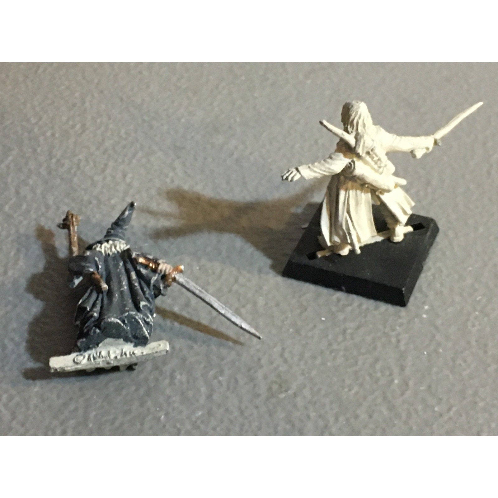 A34015 LOTR LORD OF THE RINGS GAMES WORKSHOP METAL GANDALF & ARAGORN FELLOWSHIP